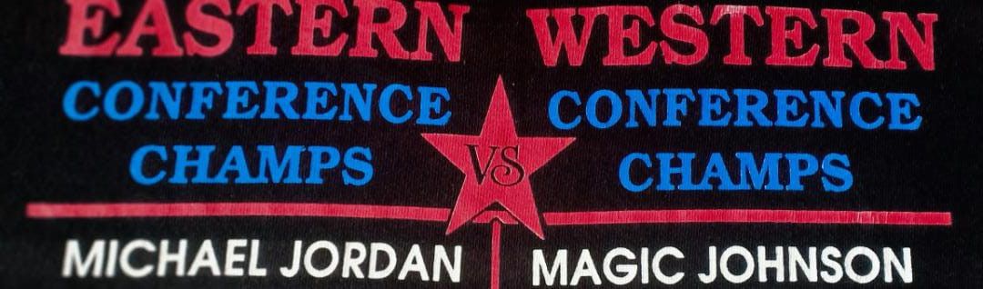 NBA × Vintage Vintage 1991 NBA Michael Jordan x Magic Johnson Final Size US L / EU 52-54 / 3 - 6 Thumbnail