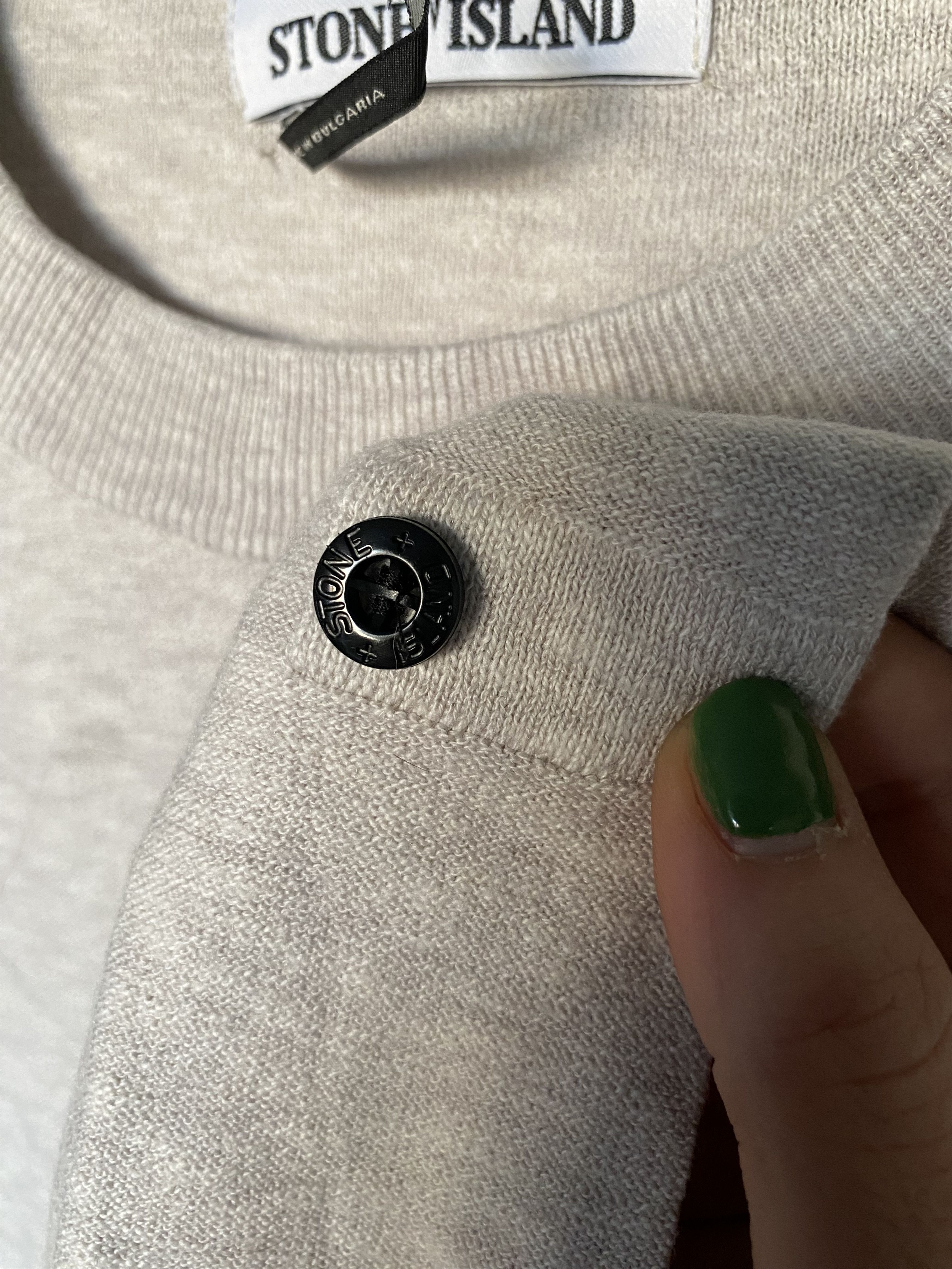 Stone Island Stone Island grey melee crew neck cotton knit Size US XXL / EU 58 / 5 - 5 Thumbnail