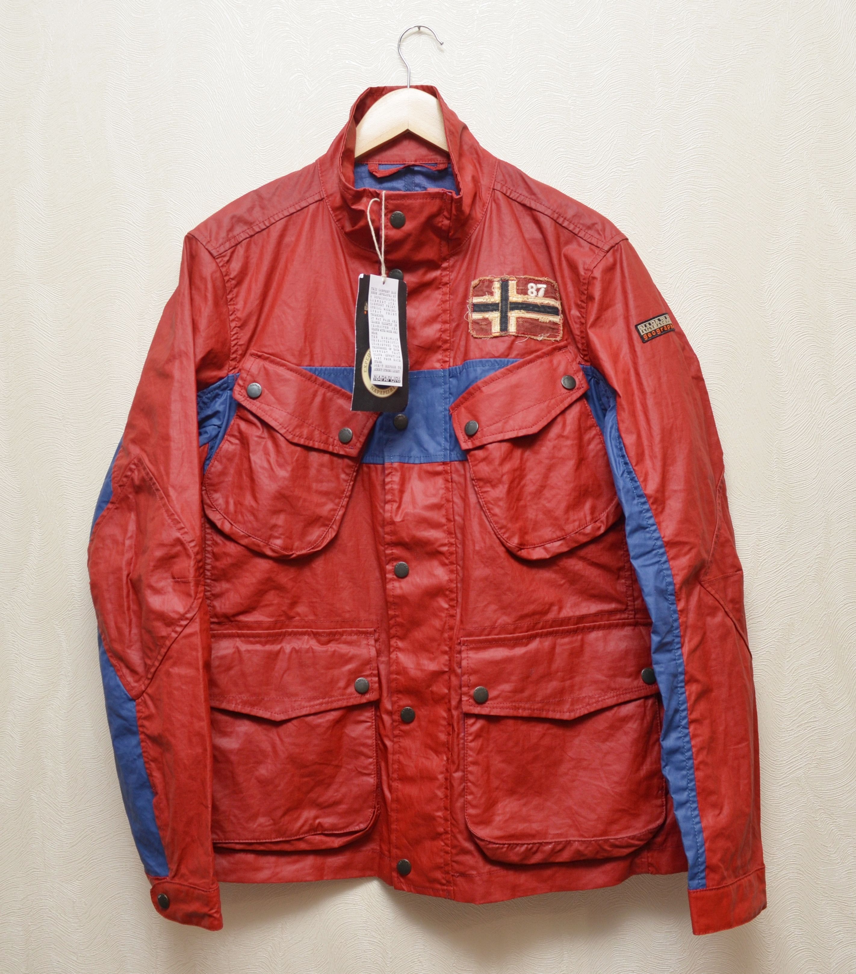 Napapijri Napapijri 100% Linen Garment Dyed Coated Jacket NWT Size US M / EU 48-50 / 2 - 1 Thumbnail