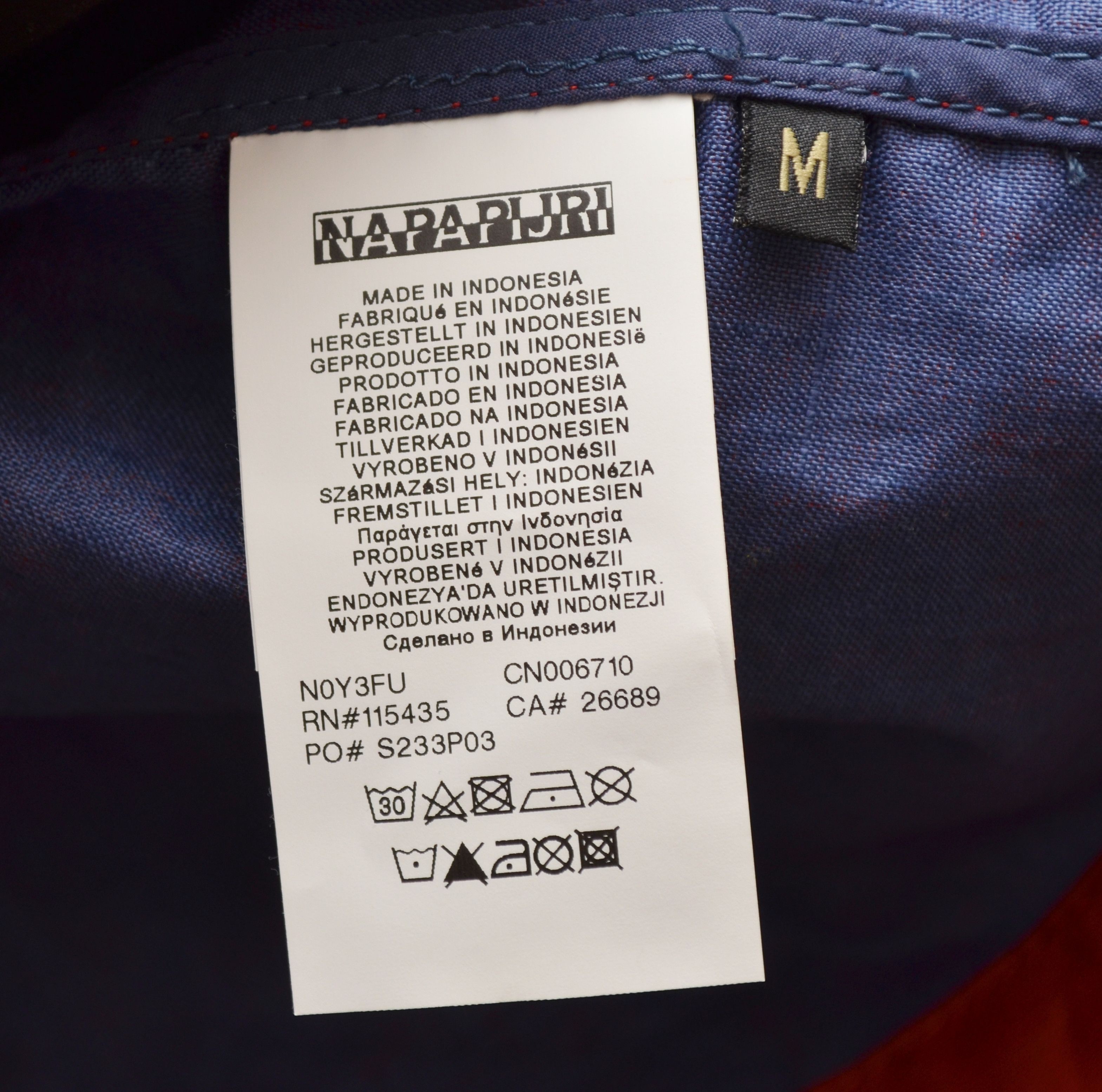 Napapijri Napapijri 100% Linen Garment Dyed Coated Jacket NWT Size US M / EU 48-50 / 2 - 13 Thumbnail