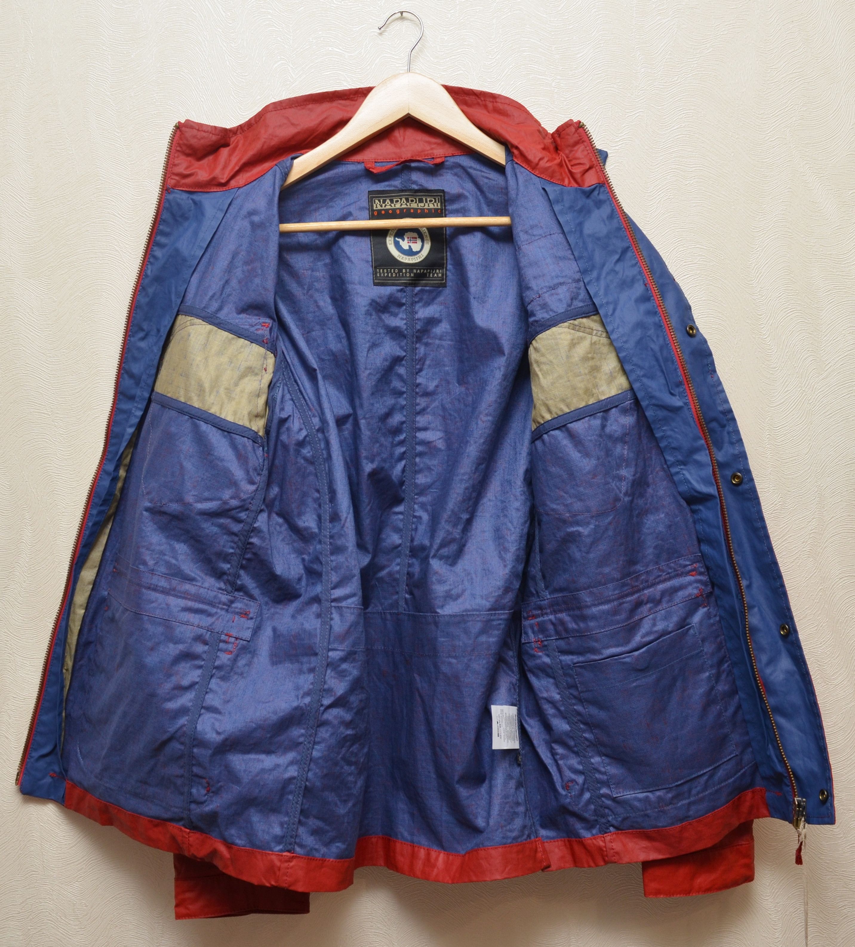 Napapijri Napapijri 100% Linen Garment Dyed Coated Jacket NWT Size US M / EU 48-50 / 2 - 12 Thumbnail