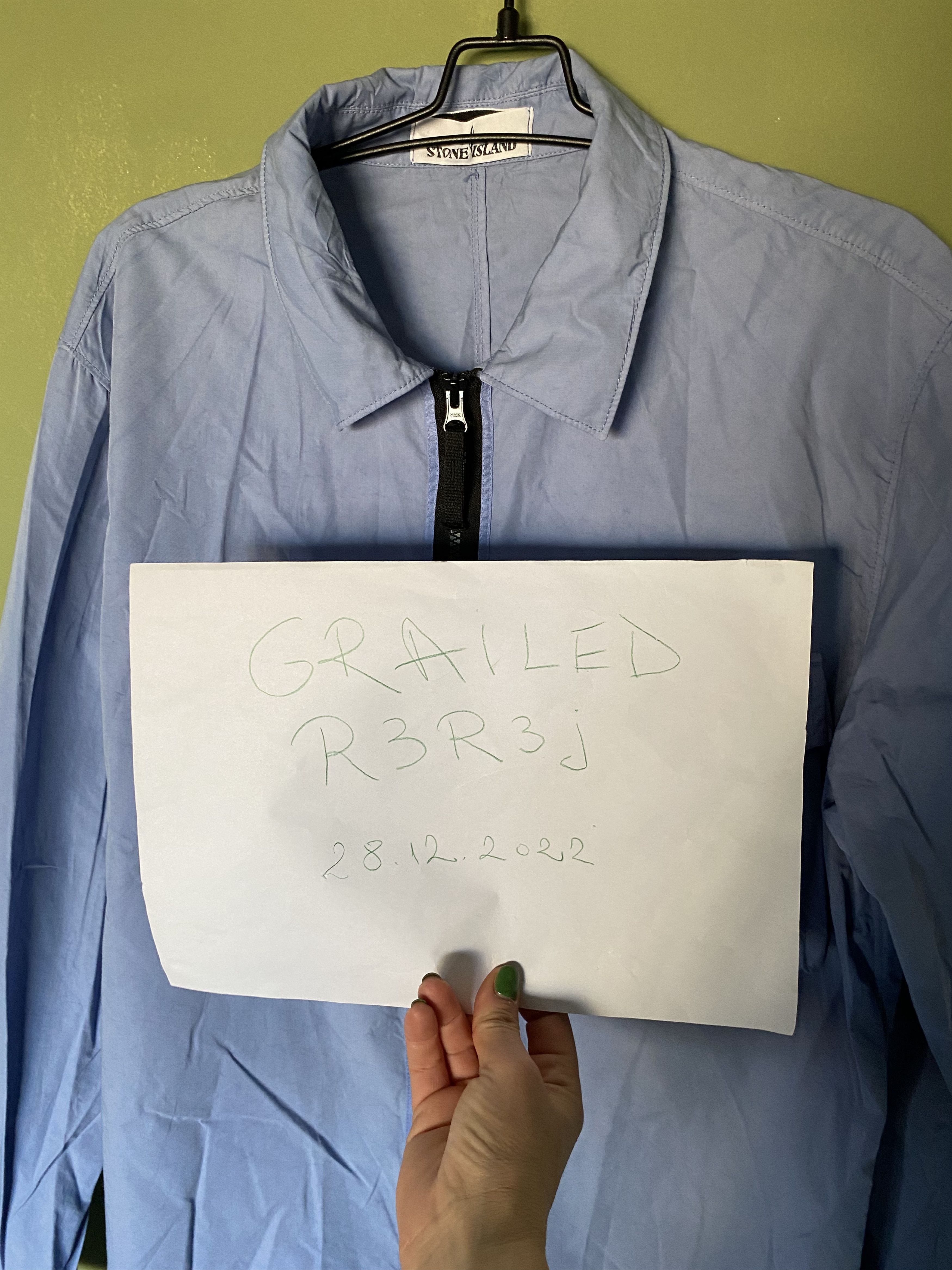 Stone Island STONE ISLAND GARMENT DYED ZIP POCKET OVERSHIRT Size US XL / EU 56 / 4 - 9 Thumbnail
