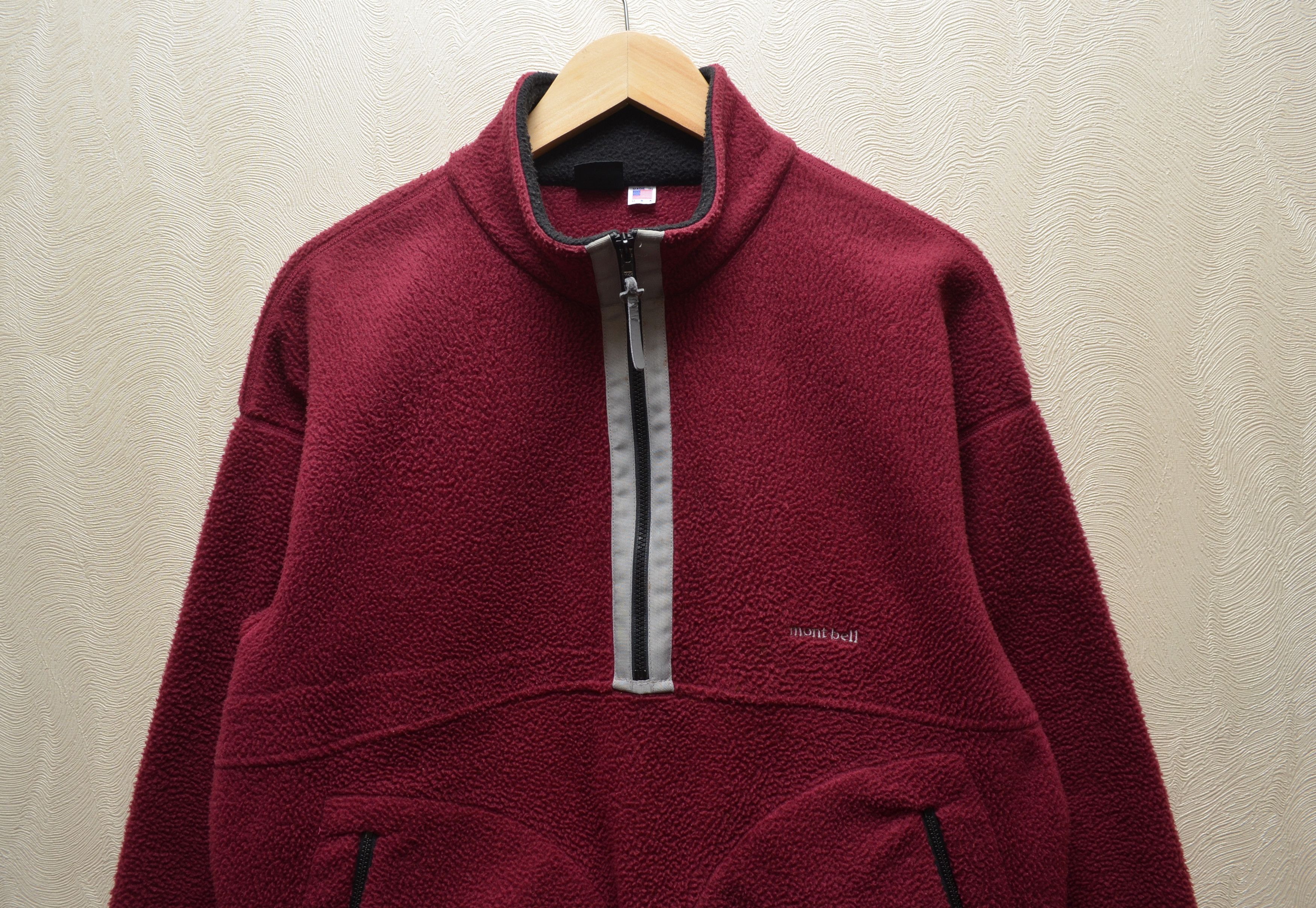Montbell × Vintage Montbell 1/4 Zip Pile Fleece Jacket Made in USA Size M Size US S / EU 44-46 / 1 - 2 Thumbnail