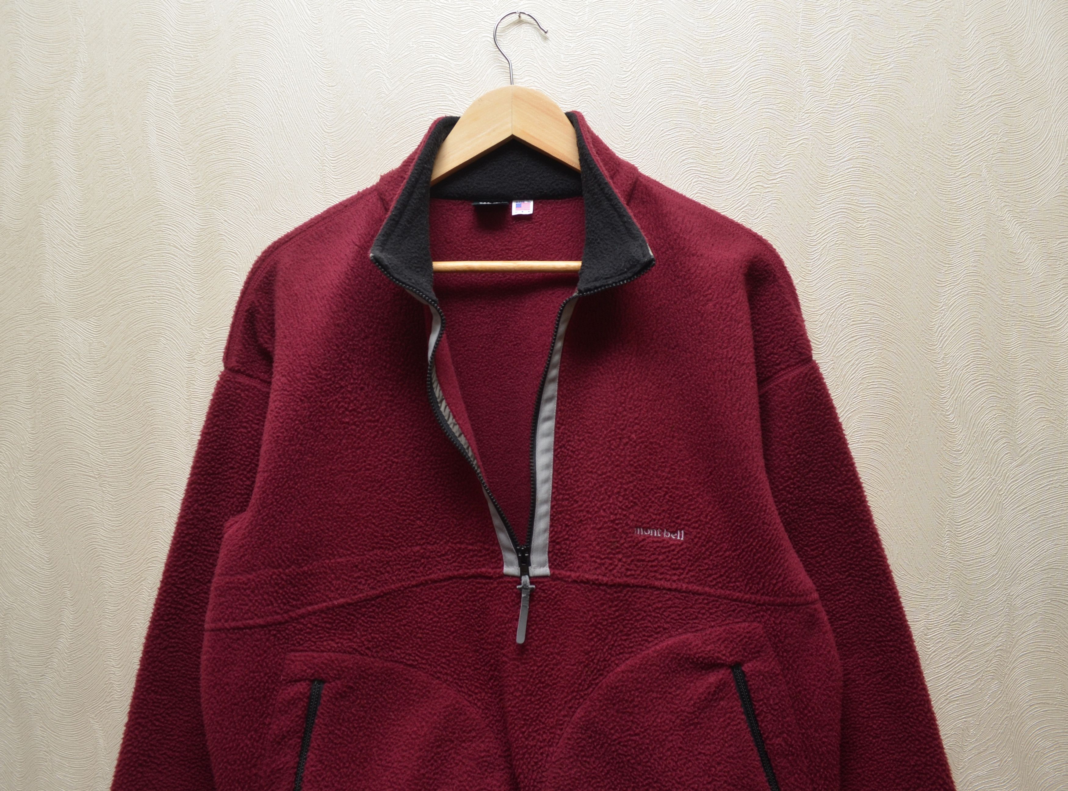 Montbell × Vintage Montbell 1/4 Zip Pile Fleece Jacket Made in USA Size M Size US S / EU 44-46 / 1 - 6 Thumbnail