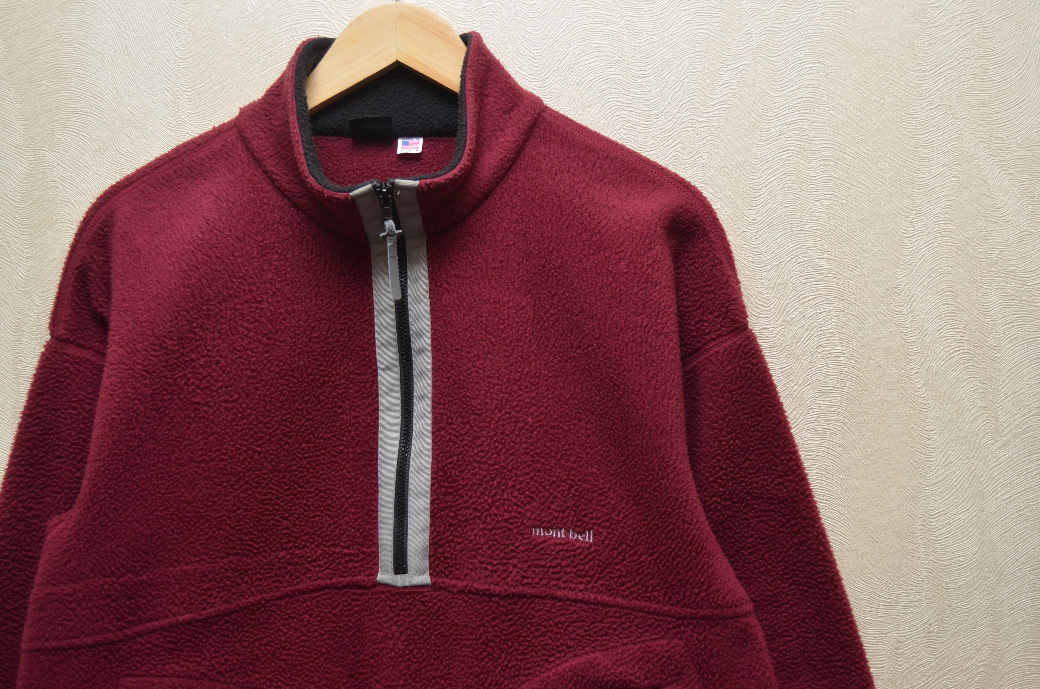 Montbell × Vintage Montbell 1/4 Zip Pile Fleece Jacket Made in USA Size M Size US S / EU 44-46 / 1 - 4 Thumbnail