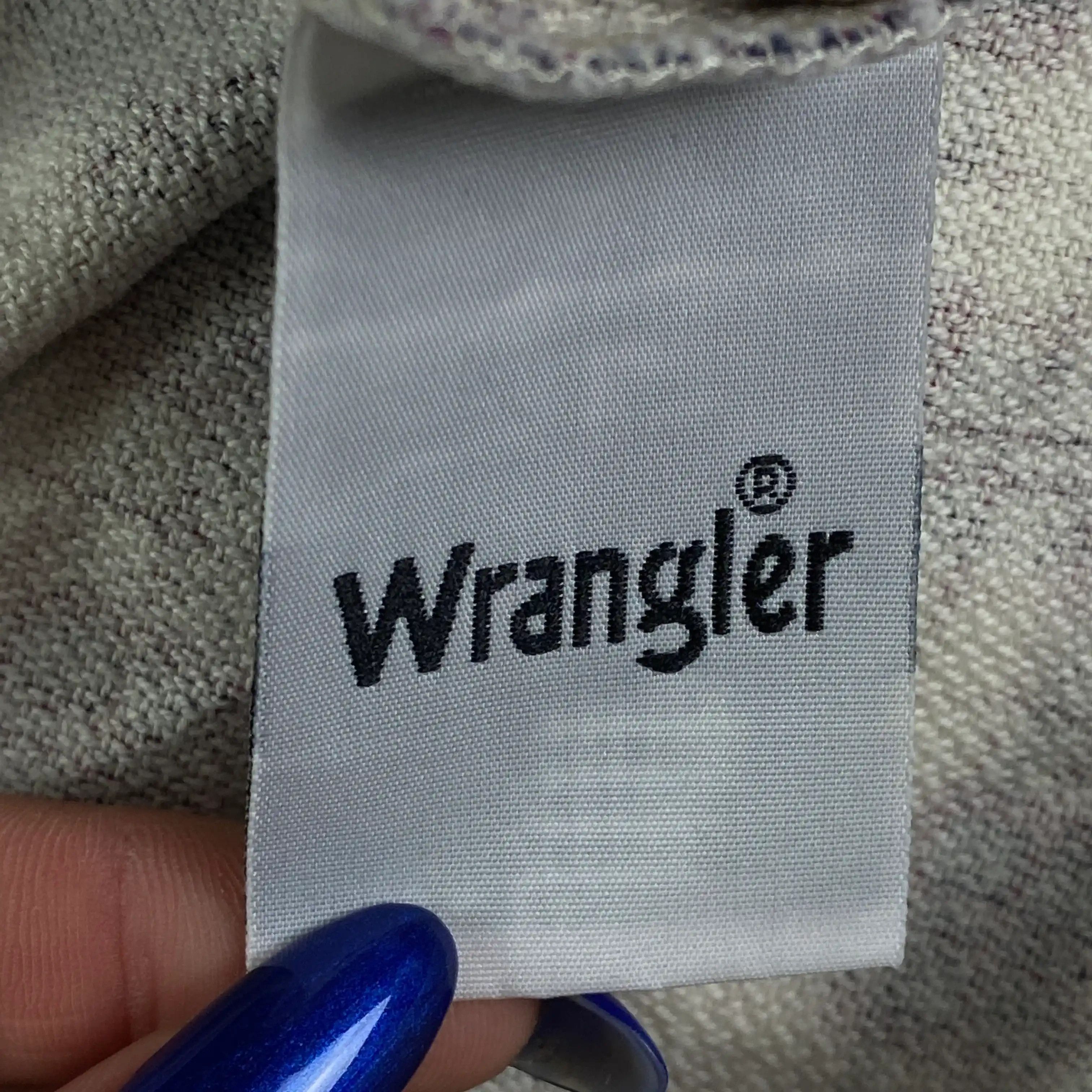 Vintage × Wrangler Mens Shirt Long Sleeve Wrangler Vintage Size L Size US L / EU 52-54 / 3 - 5 Thumbnail