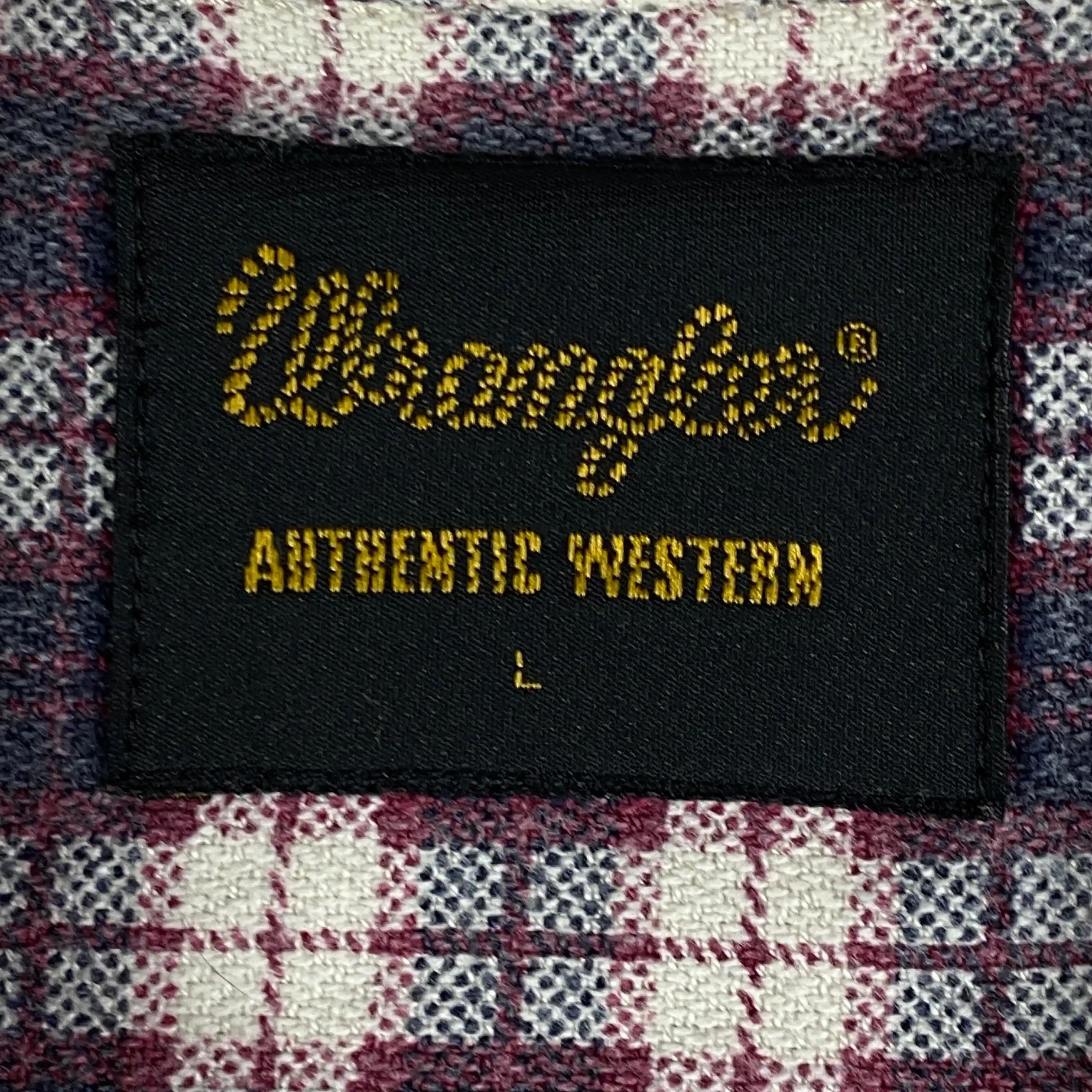 Vintage × Wrangler Mens Shirt Long Sleeve Wrangler Vintage Size L Size US L / EU 52-54 / 3 - 4 Thumbnail
