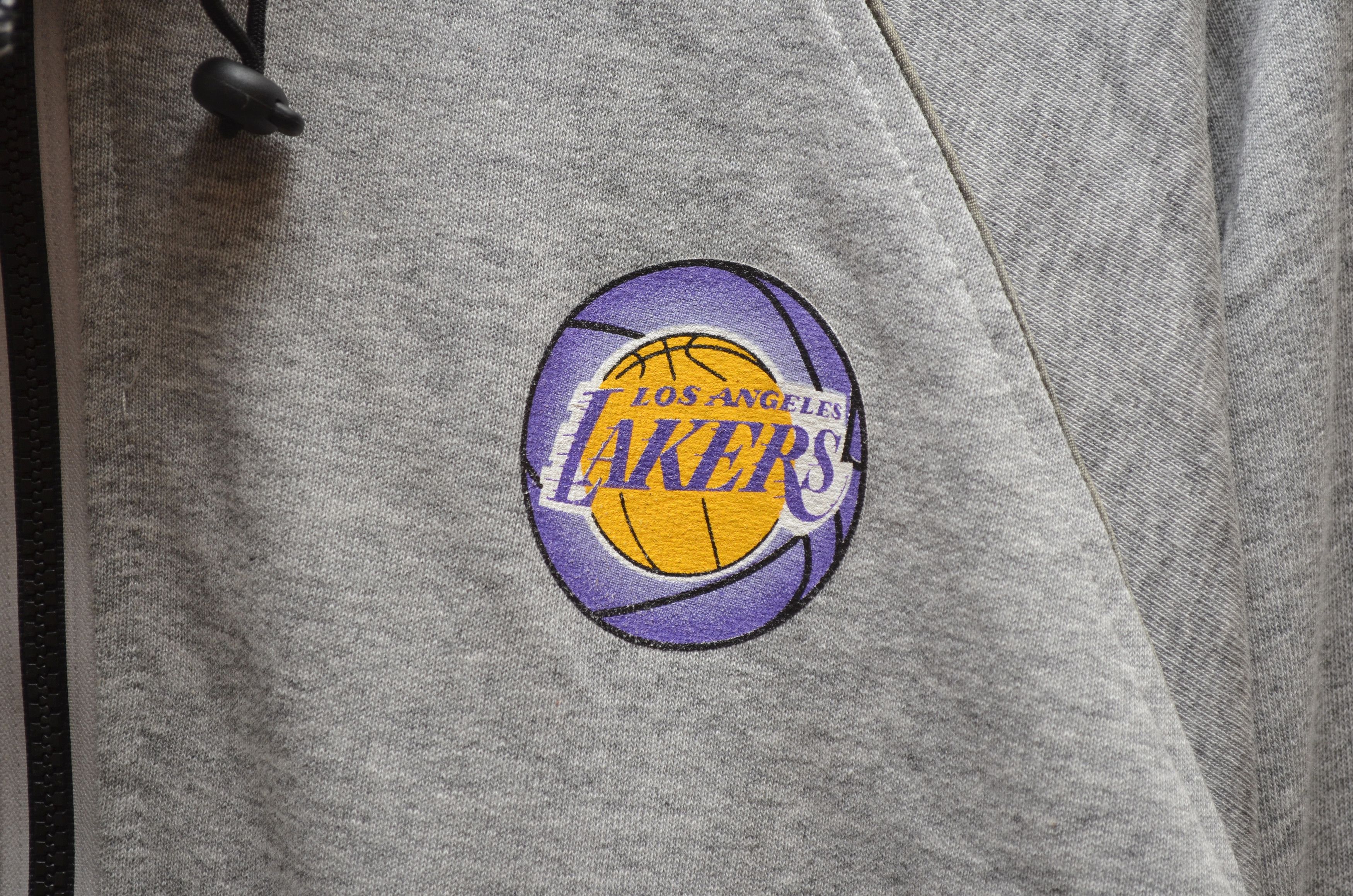 Champion × NBA VTG 90s y2k Champion NBA Lakers LA Lakers 1/4 Zip Jumper Size US L / EU 52-54 / 3 - 3 Thumbnail