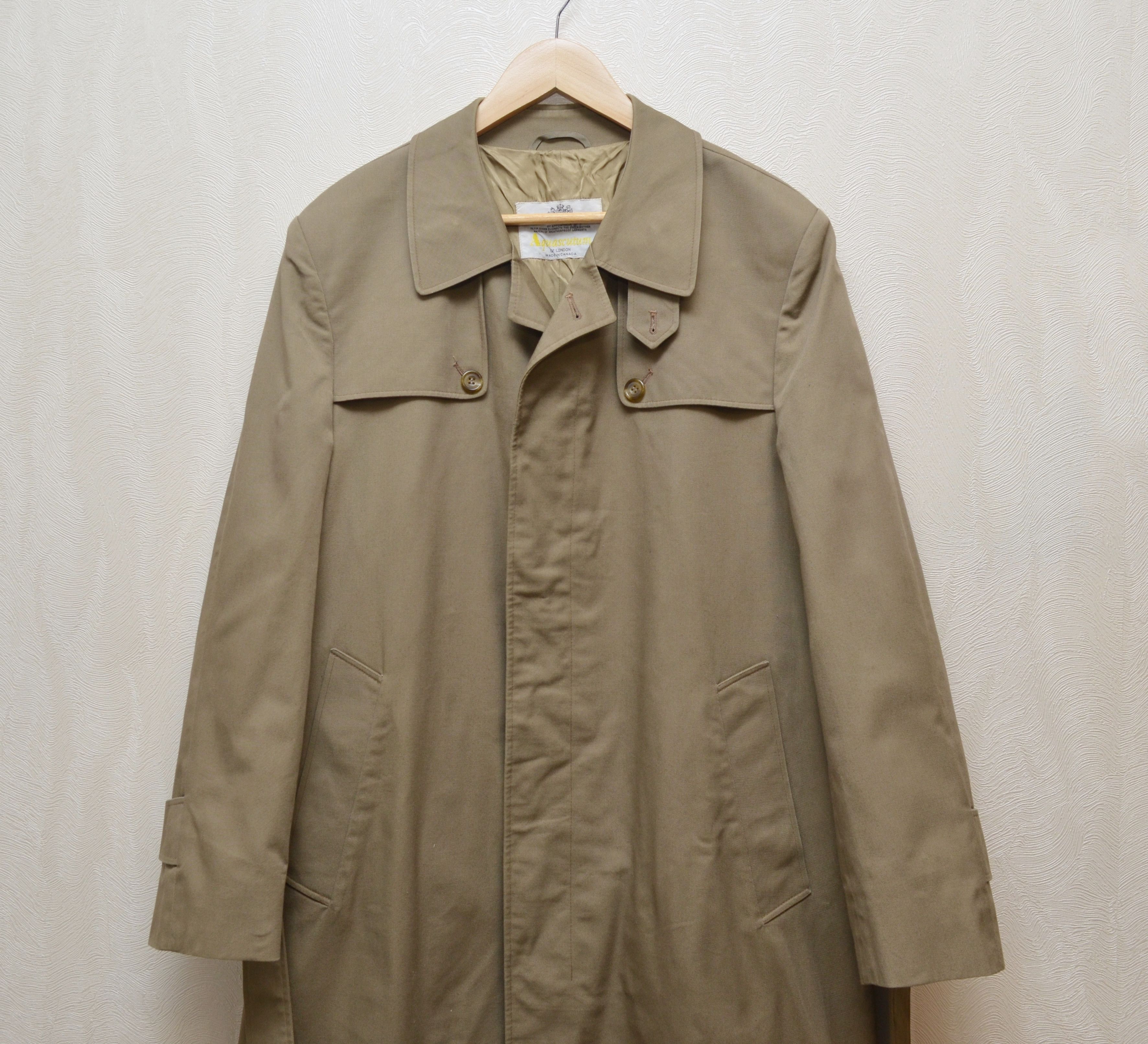 Aquascutum × Vintage Vintage Aquascutum Check Belted Trench Coat 90s y2k Size US L / EU 52-54 / 3 - 3 Thumbnail