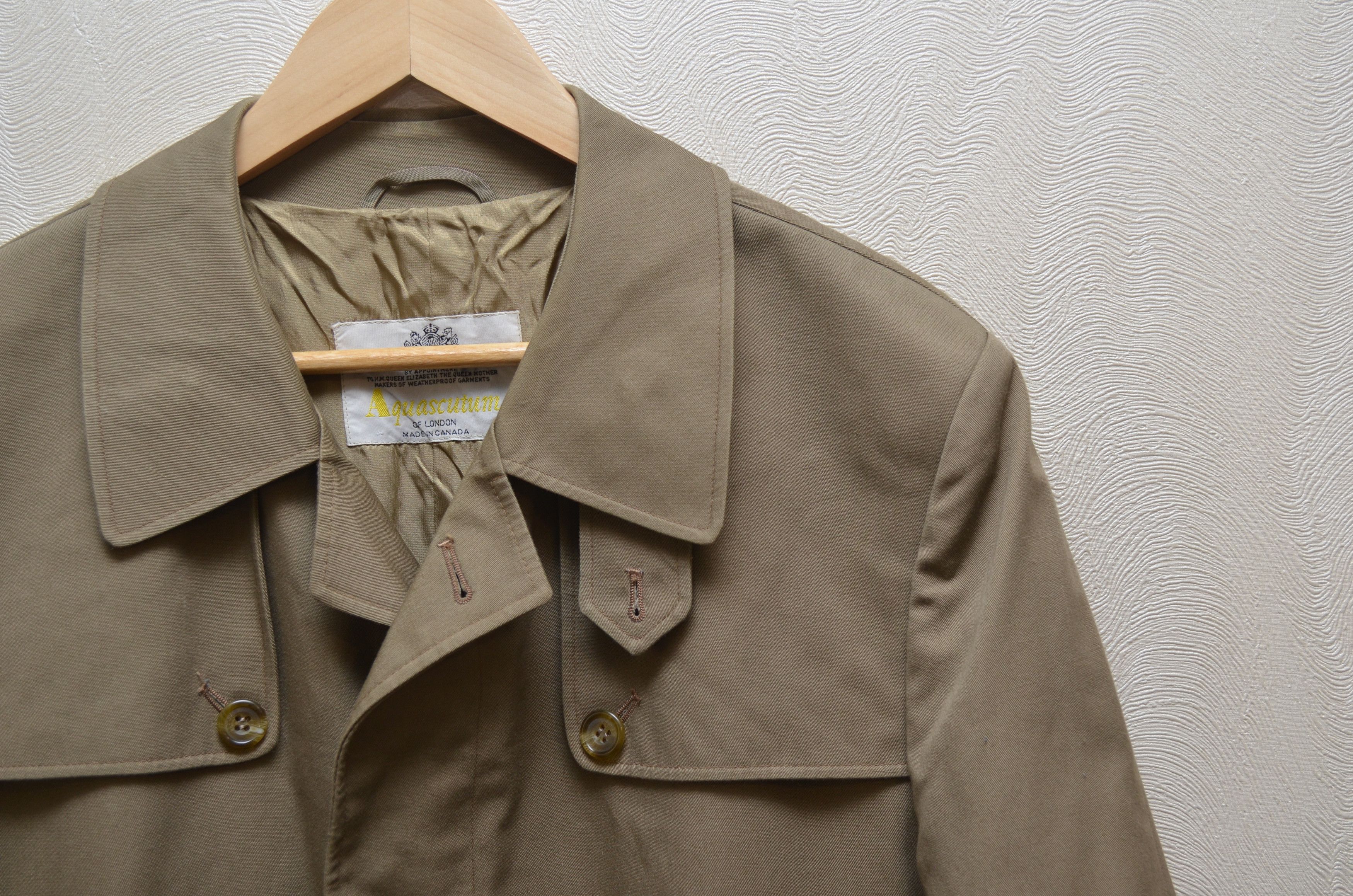Aquascutum × Vintage Vintage Aquascutum Check Belted Trench Coat 90s y2k Size US L / EU 52-54 / 3 - 5 Thumbnail
