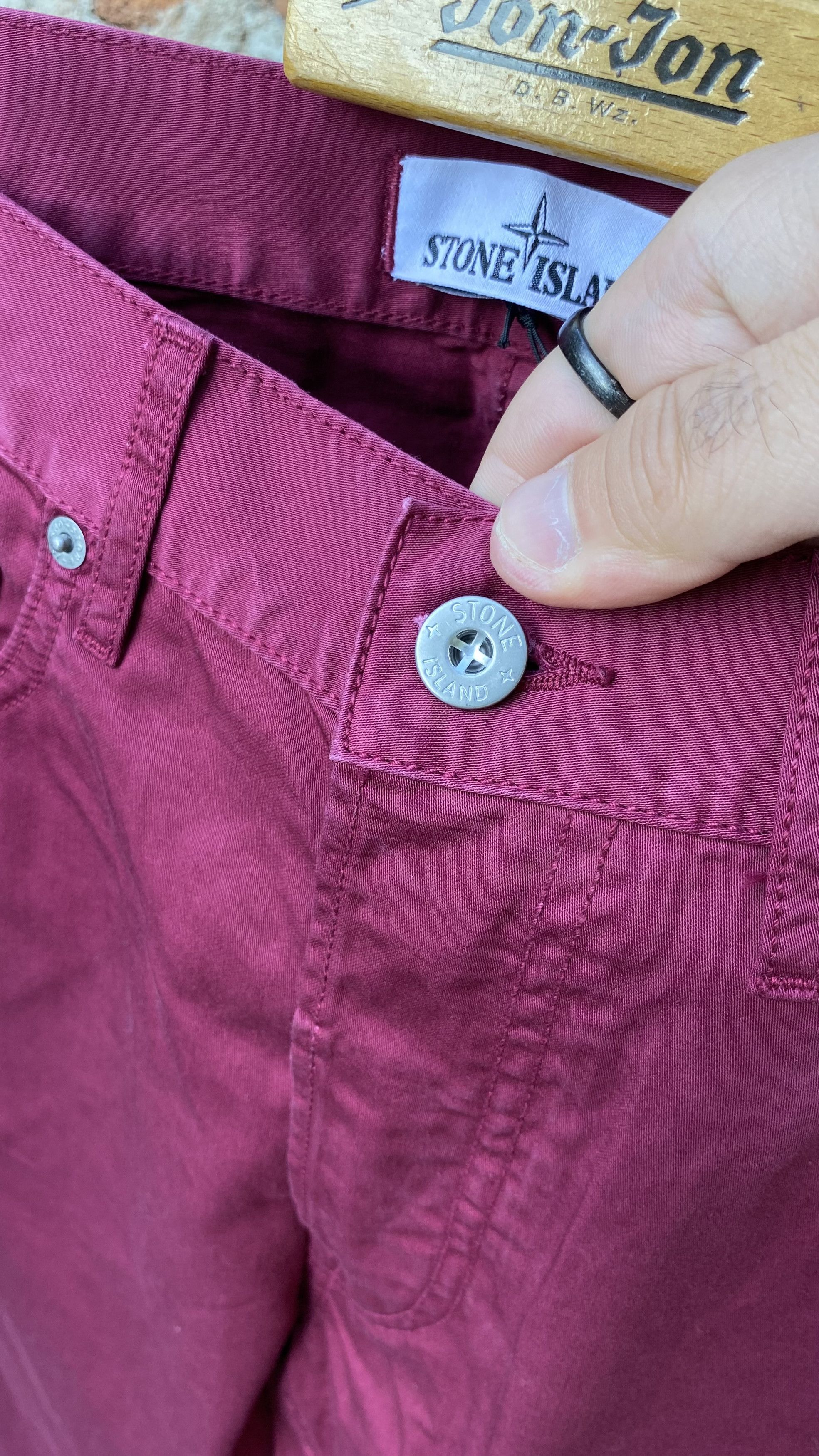 Stone Island STONE ISLAND SATIN TROUSERS Size US 32 / EU 48 - 4 Thumbnail