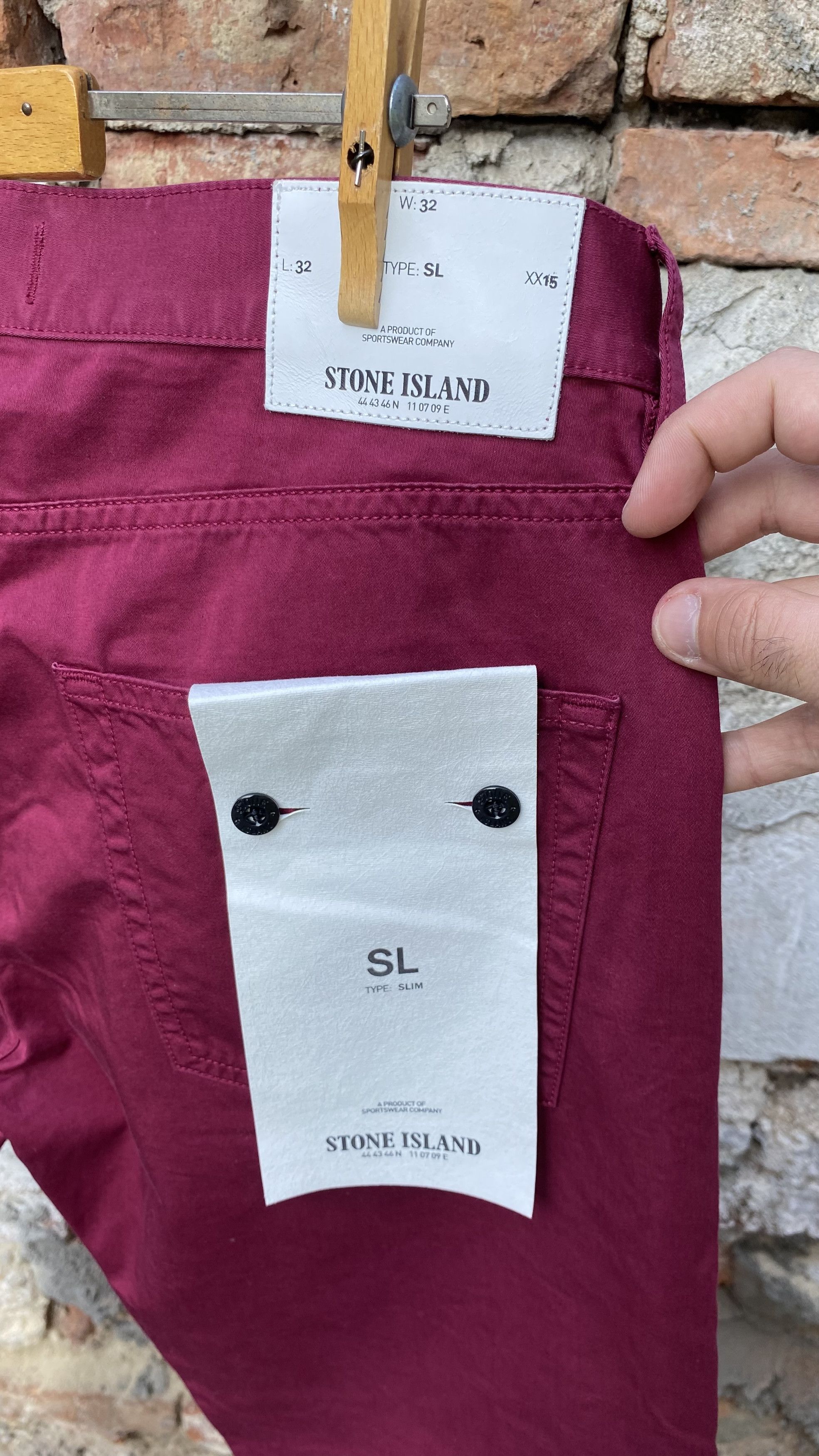 Stone Island STONE ISLAND SATIN TROUSERS Size US 32 / EU 48 - 10 Thumbnail