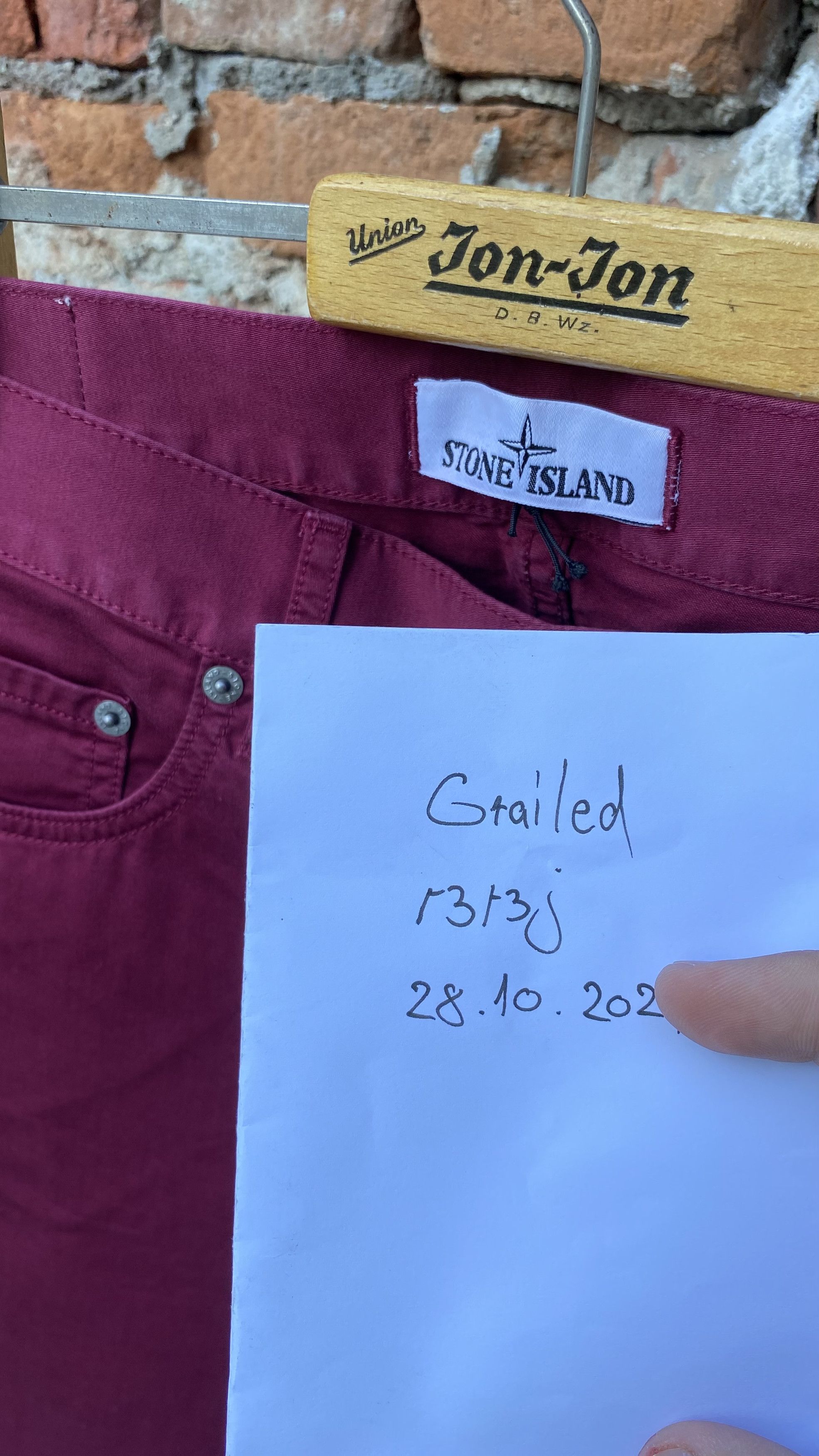 Stone Island STONE ISLAND SATIN TROUSERS Size US 32 / EU 48 - 11 Thumbnail