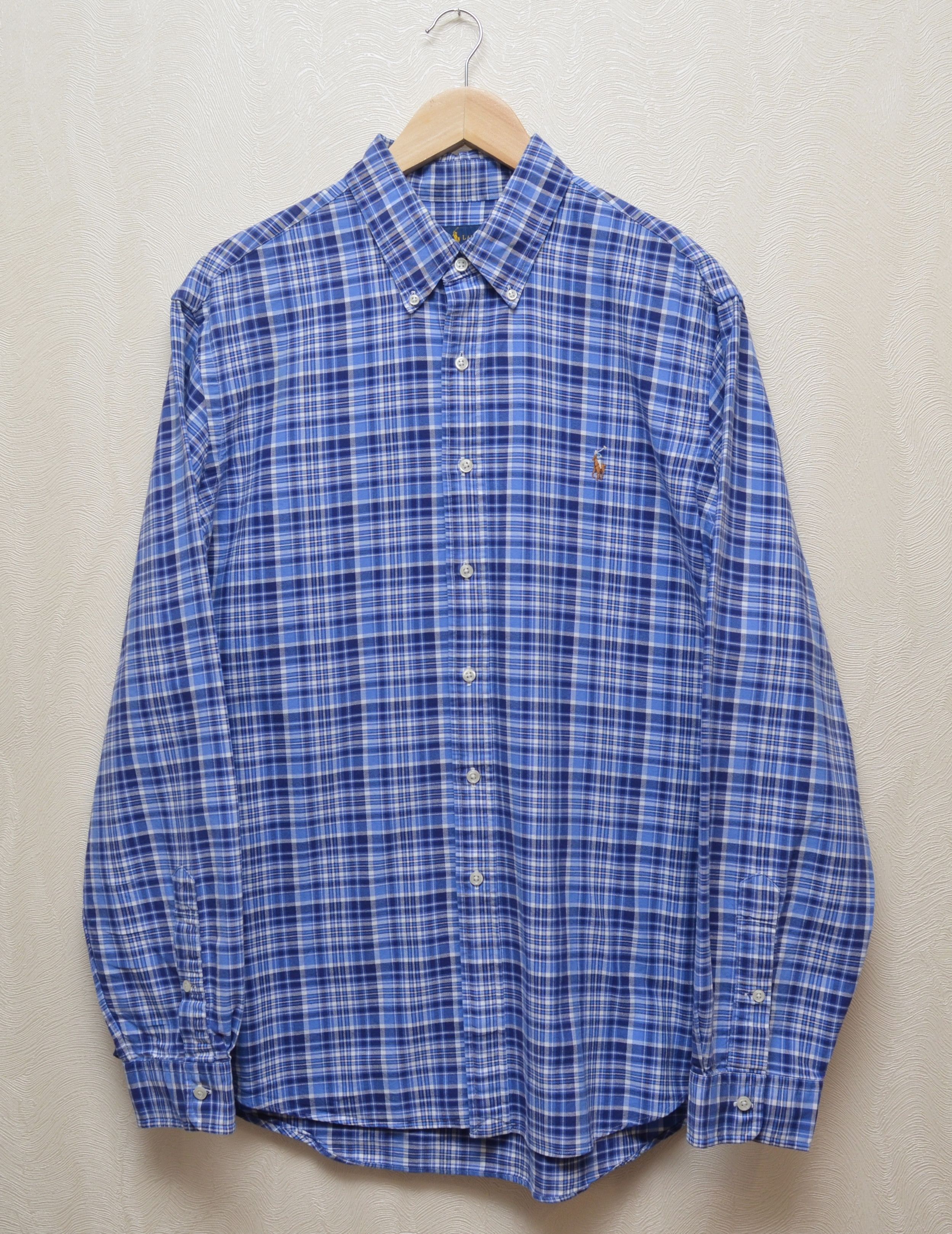 Polo Ralph Lauren Polo Ralph Lauren Blue Check Multicolor Pony Shirt Sz XL Size US XL / EU 56 / 4 - 1 Thumbnail