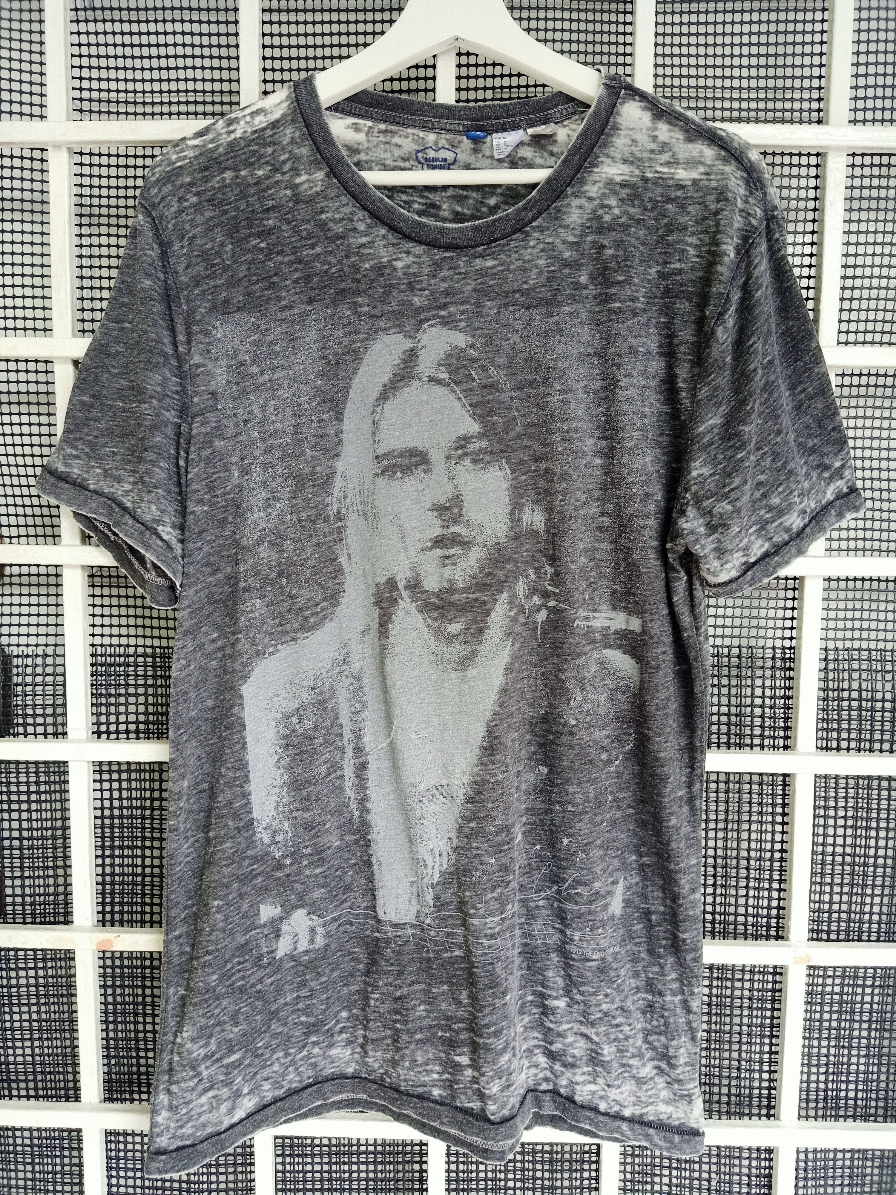 Band Tees × Nirvana Nirvana Kurt Cobain End of Music T Shirt Size US M / EU 48-50 / 2 - 5 Thumbnail
