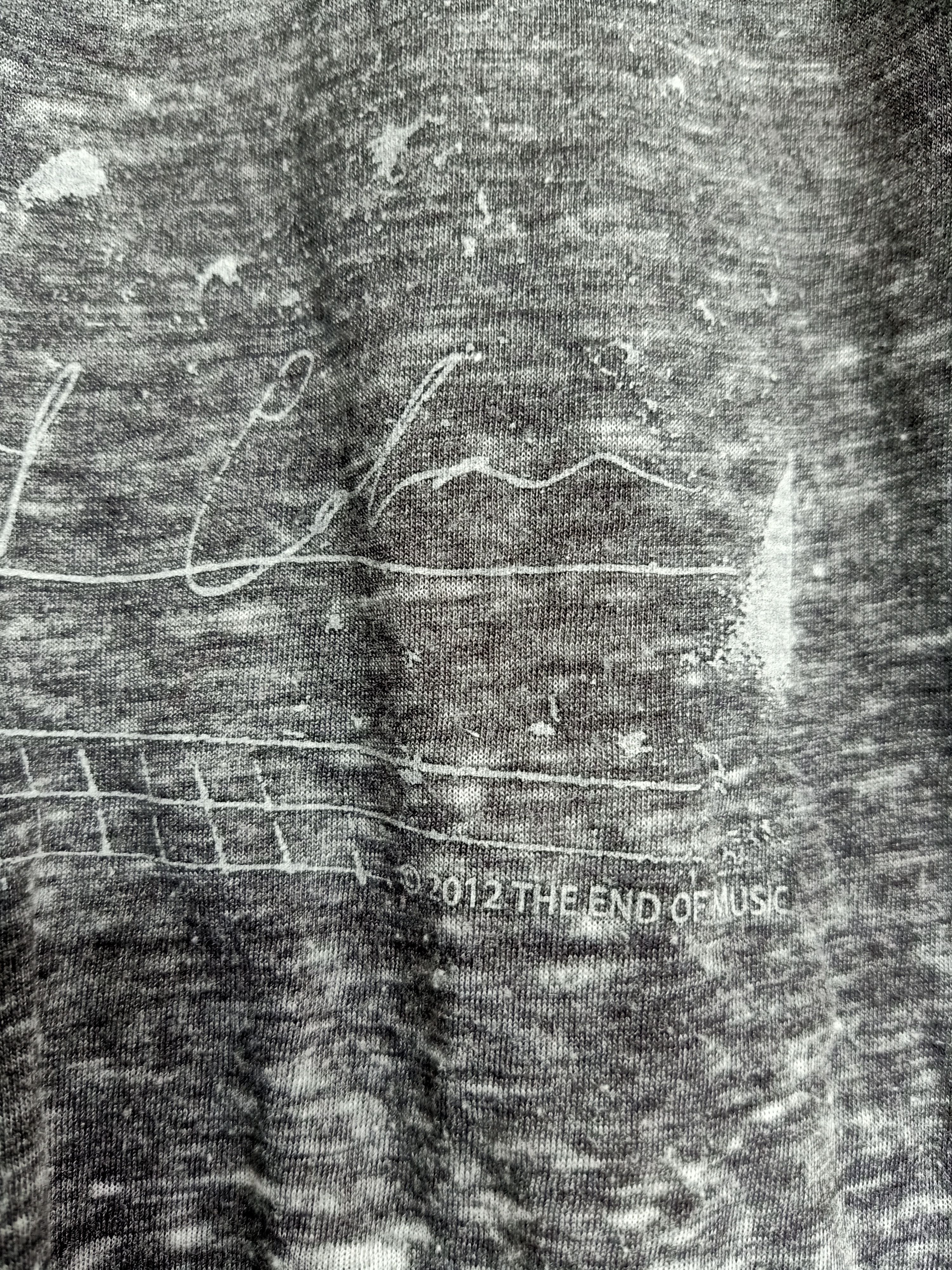 Band Tees × Nirvana Nirvana Kurt Cobain End of Music T Shirt Size US M / EU 48-50 / 2 - 3 Thumbnail