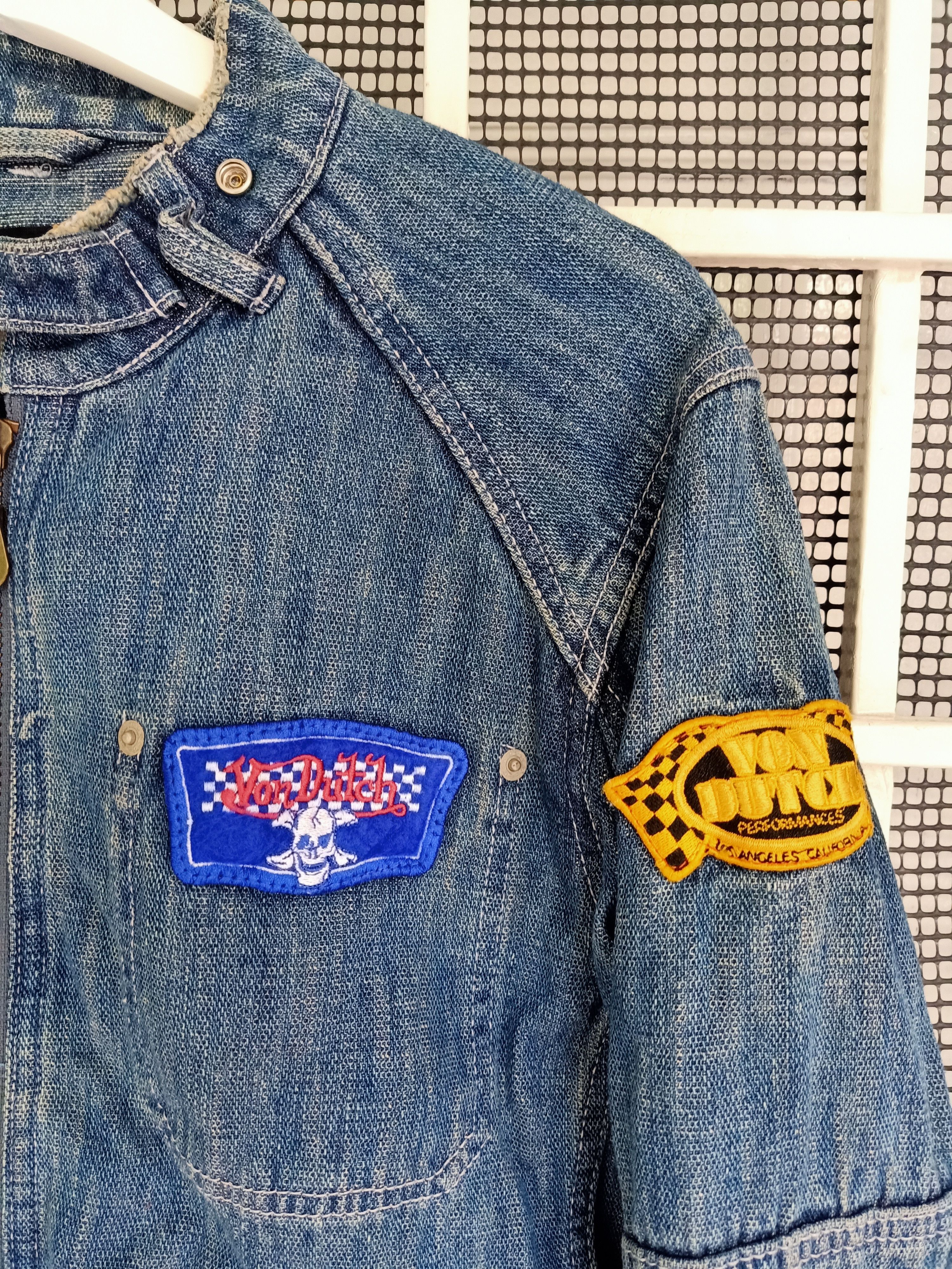 Vintage × Von Dutch Vintage Von Dutch Patches Denim Jacket Size US M / EU 48-50 / 2 - 5 Thumbnail