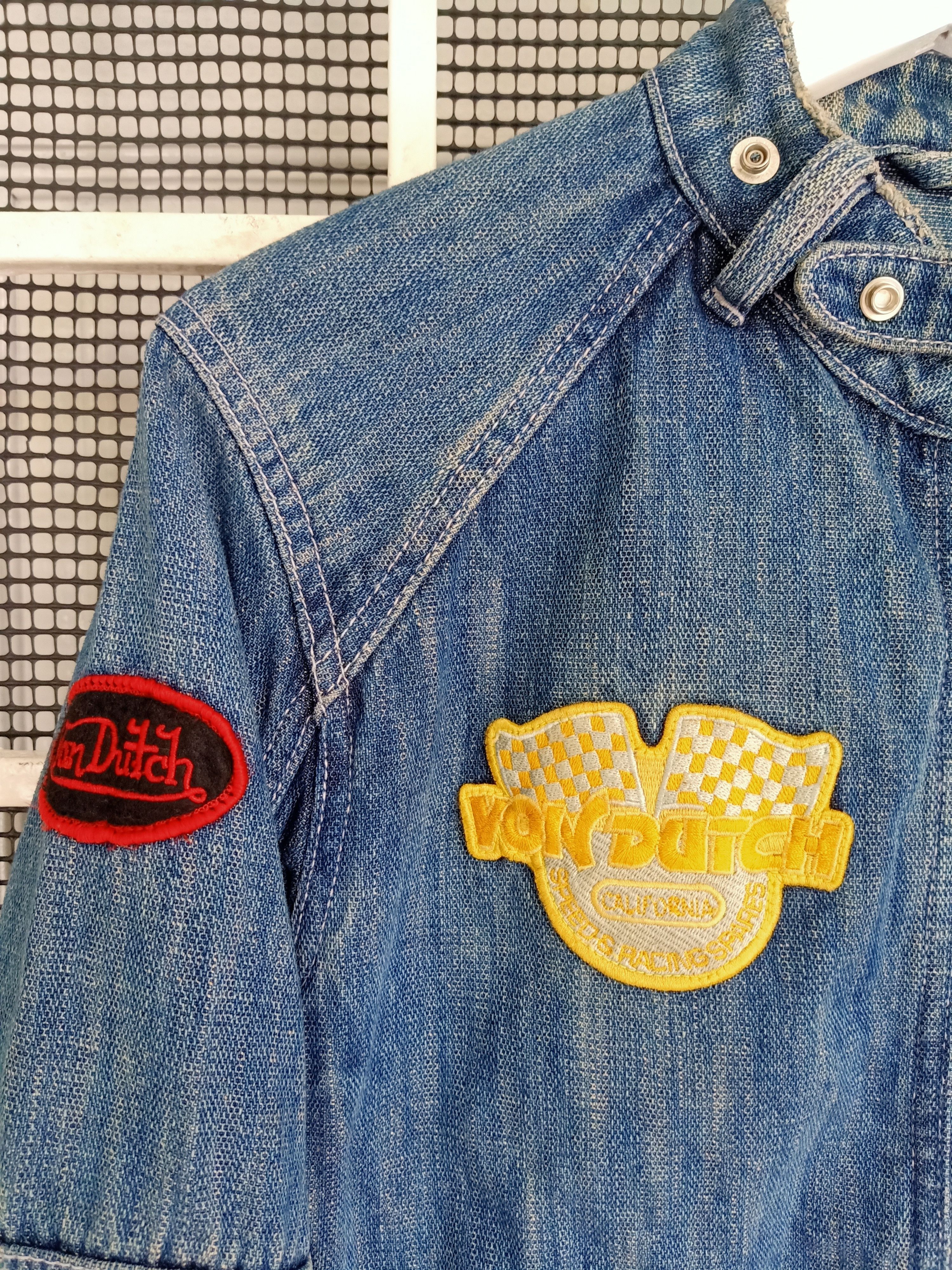 Vintage × Von Dutch Vintage Von Dutch Patches Denim Jacket Size US M / EU 48-50 / 2 - 4 Thumbnail