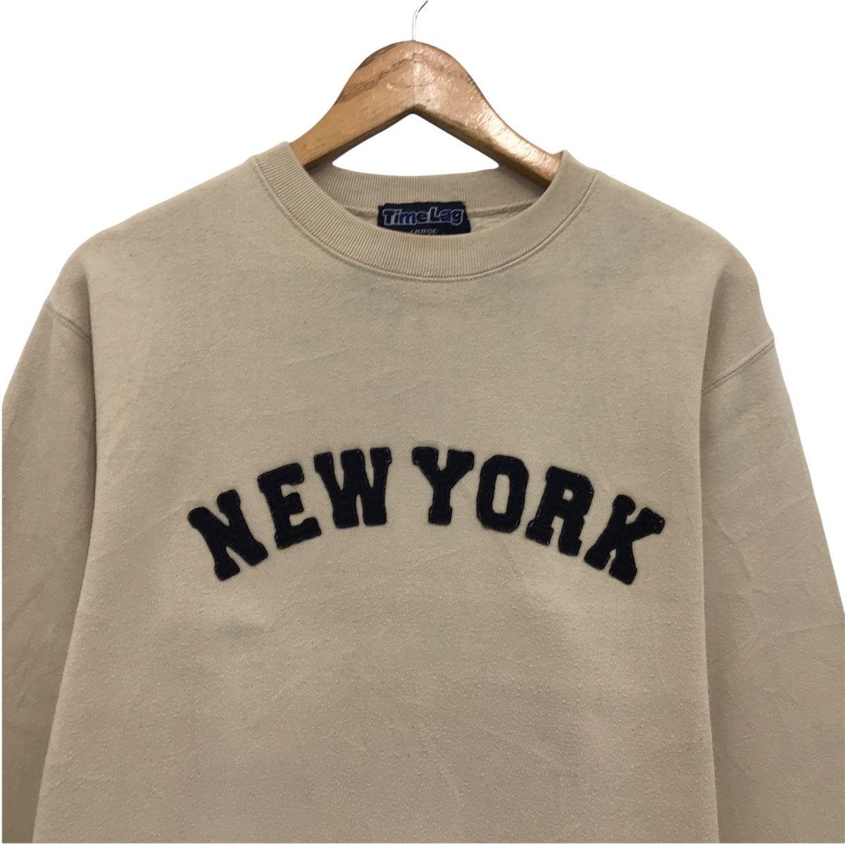 Japanese Brand Vintage New York Sweatshirt Big Spellout New York NY Size US M / EU 48-50 / 2 - 2 Thumbnail