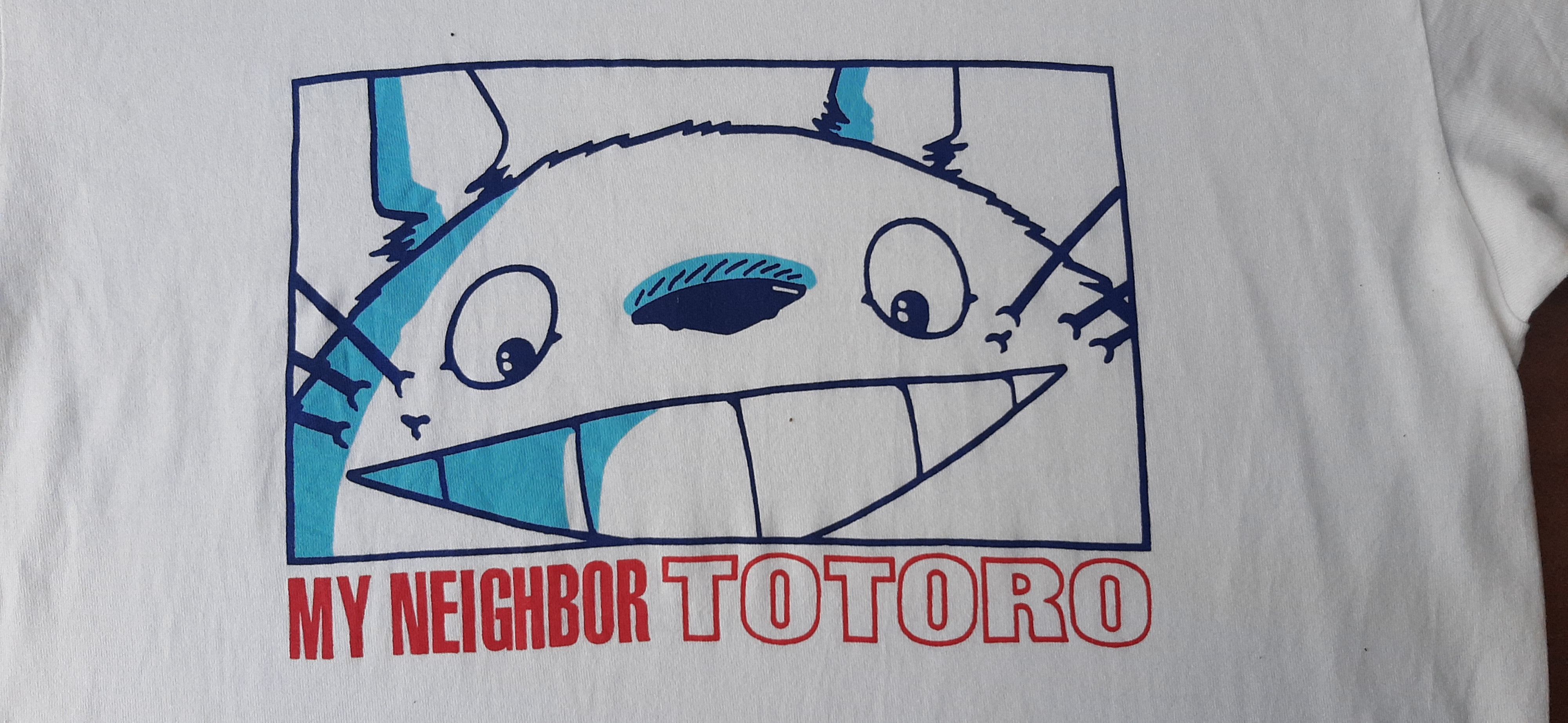 Anime × Vintage 1980s Neighbor Totoro Anime Studio Ghibli Princess Spirited Size US L / EU 52-54 / 3 - 2 Thumbnail