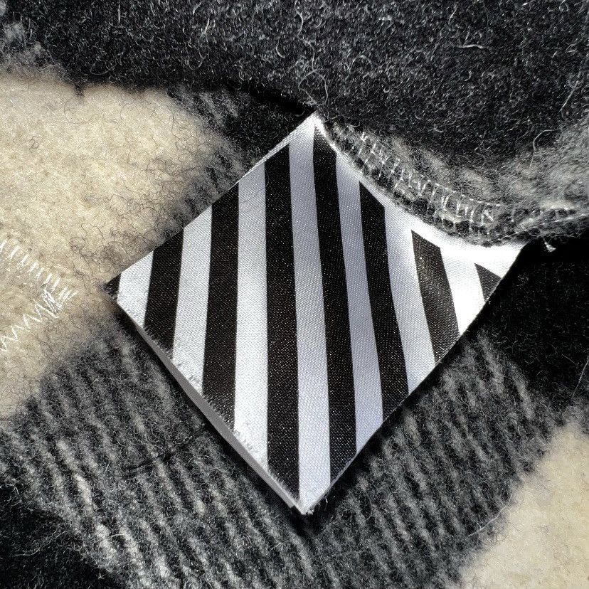 Off-White Off White 2016AW Check Flannel Patchwork wool Coat Size US M / EU 48-50 / 2 - 10 Thumbnail