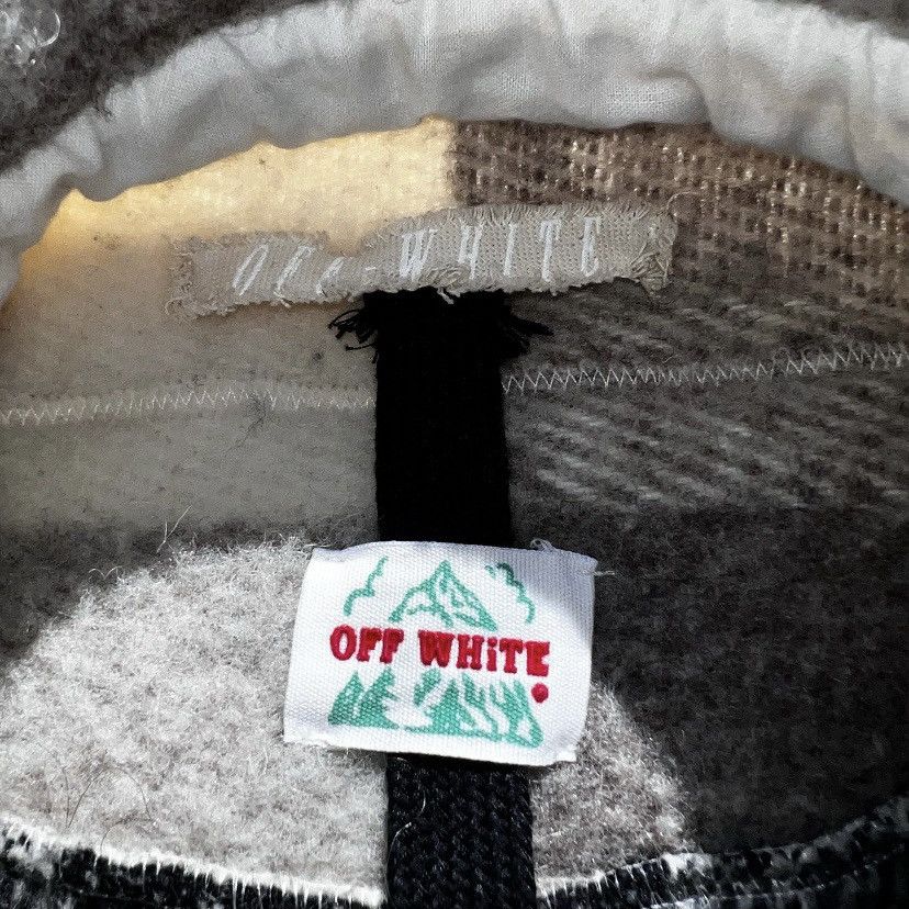 Off-White Off White 2016AW Check Flannel Patchwork wool Coat Size US M / EU 48-50 / 2 - 9 Thumbnail