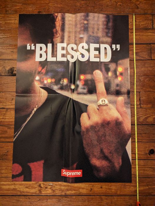 Supreme Supreme Blessed poster   Grailed