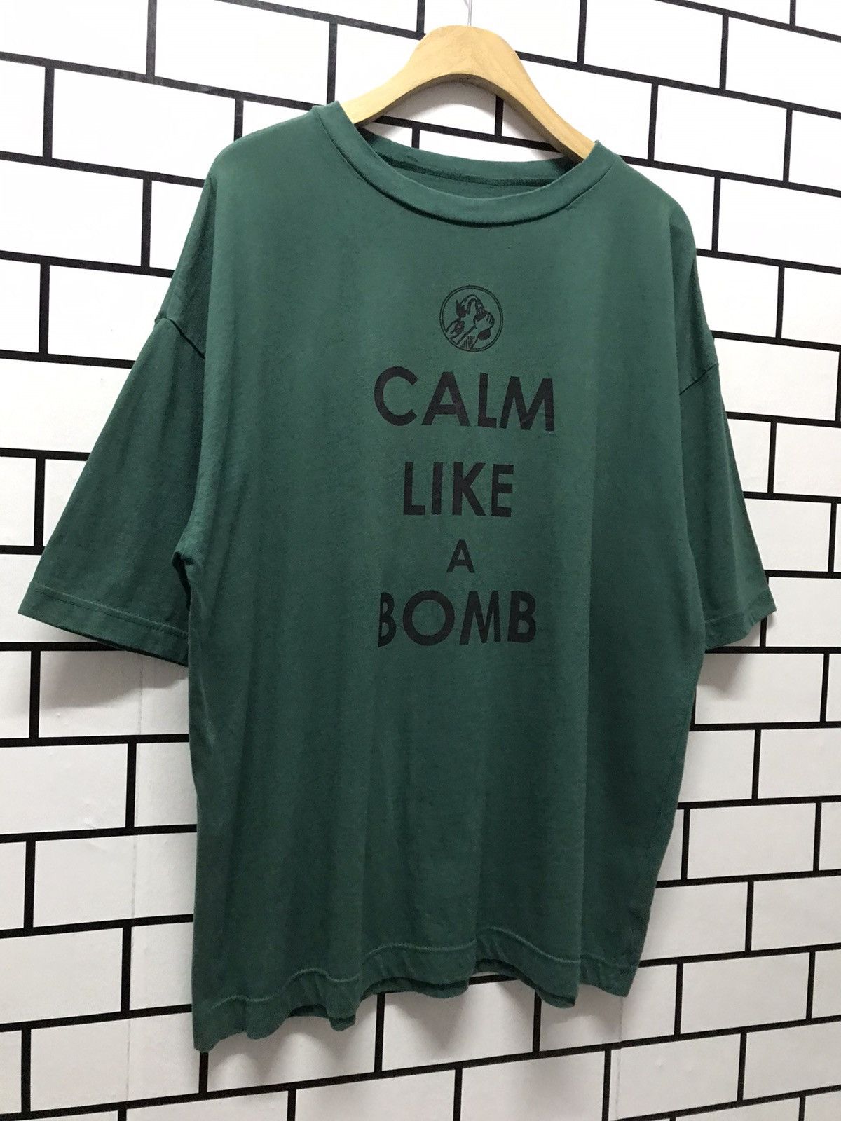 Band Tees × Rage Against The Machine Race against the machine X Snidel Calm like a boss tshirt Size US XL / EU 56 / 4 - 3 Thumbnail