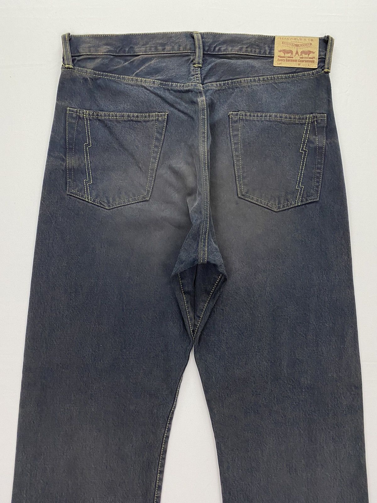 Japanese Brand Behaviour Japan Anarchy Punk Style Denim Size US 35 - 4 Thumbnail