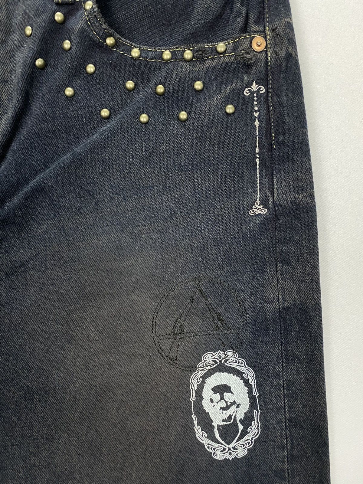 Japanese Brand Behaviour Japan Anarchy Punk Style Denim Size US 35 - 12 Thumbnail