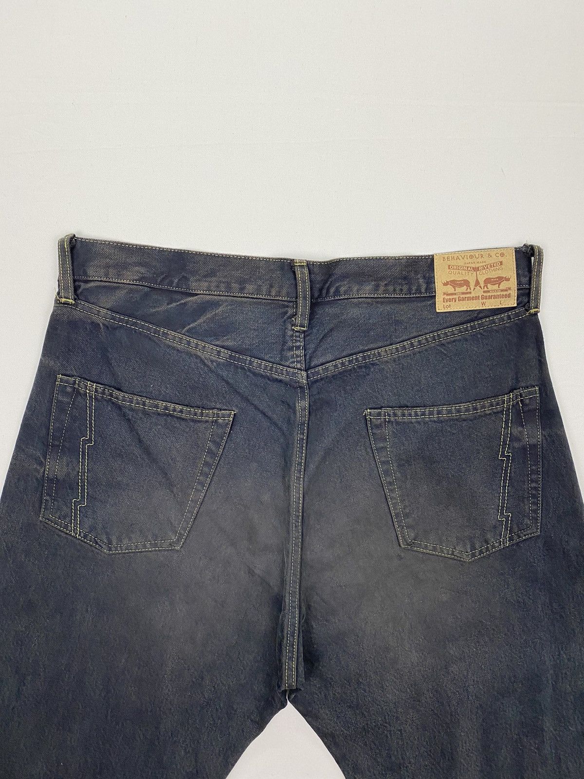 Japanese Brand Behaviour Japan Anarchy Punk Style Denim Size US 35 - 6 Thumbnail