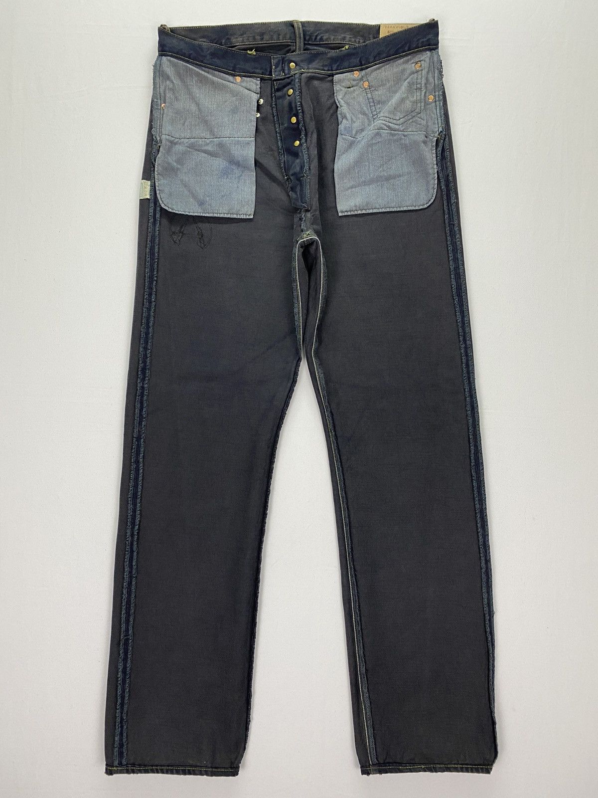 Japanese Brand Behaviour Japan Anarchy Punk Style Denim Size US 35 - 9 Thumbnail
