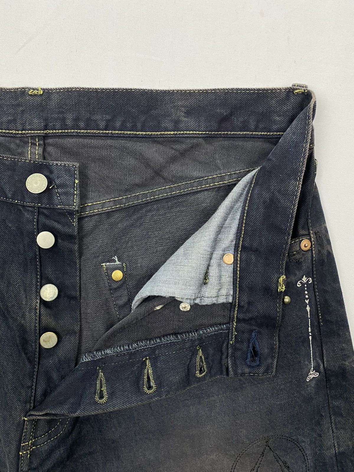 Japanese Brand Behaviour Japan Anarchy Punk Style Denim Size US 35 - 11 Thumbnail