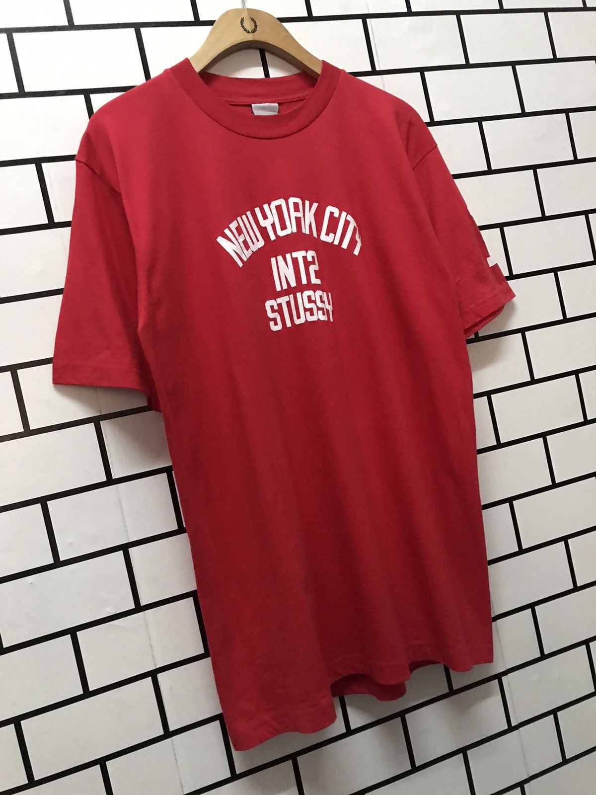 Stussy × Vintage Vintage 90’s Stussy New York City Unworn Tshirt Size US M / EU 48-50 / 2 - 4 Thumbnail