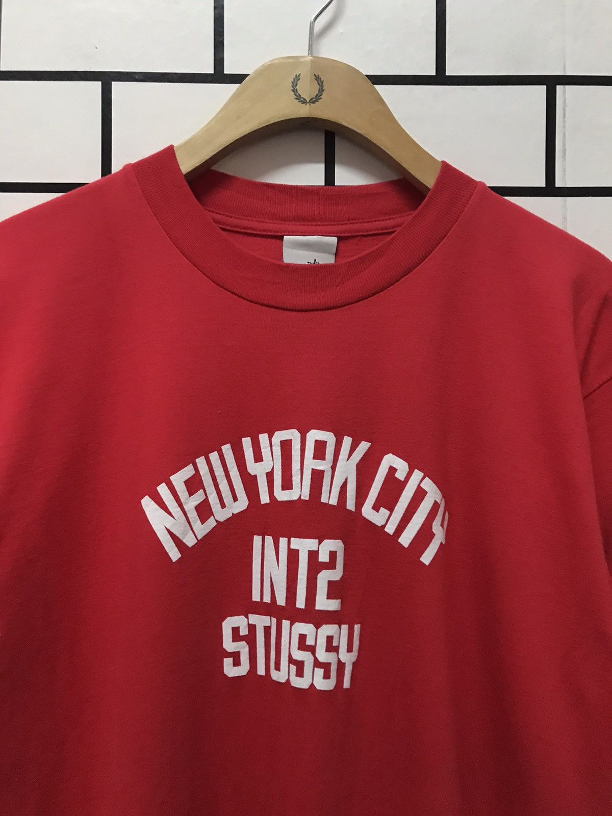 Stussy × Vintage Vintage 90’s Stussy New York City Unworn Tshirt Size US M / EU 48-50 / 2 - 5 Thumbnail