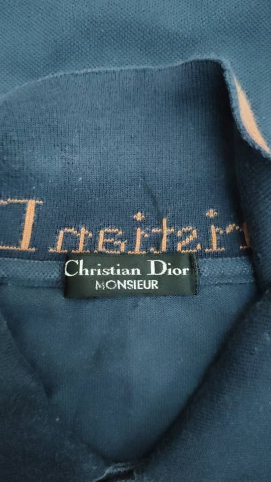 Christian Dior Monsieur × Designer Christian Dior Faded Blue Polo T Size US M / EU 48-50 / 2 - 5 Thumbnail