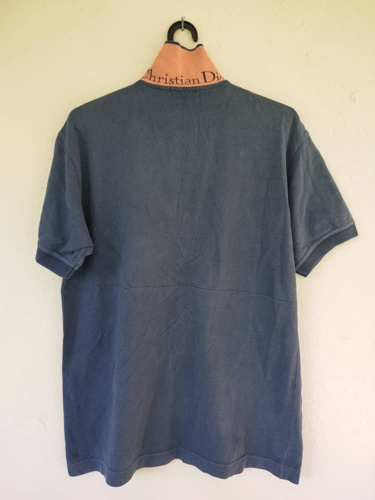 Christian Dior Monsieur × Designer Christian Dior Faded Blue Polo T Size US M / EU 48-50 / 2 - 2 Thumbnail