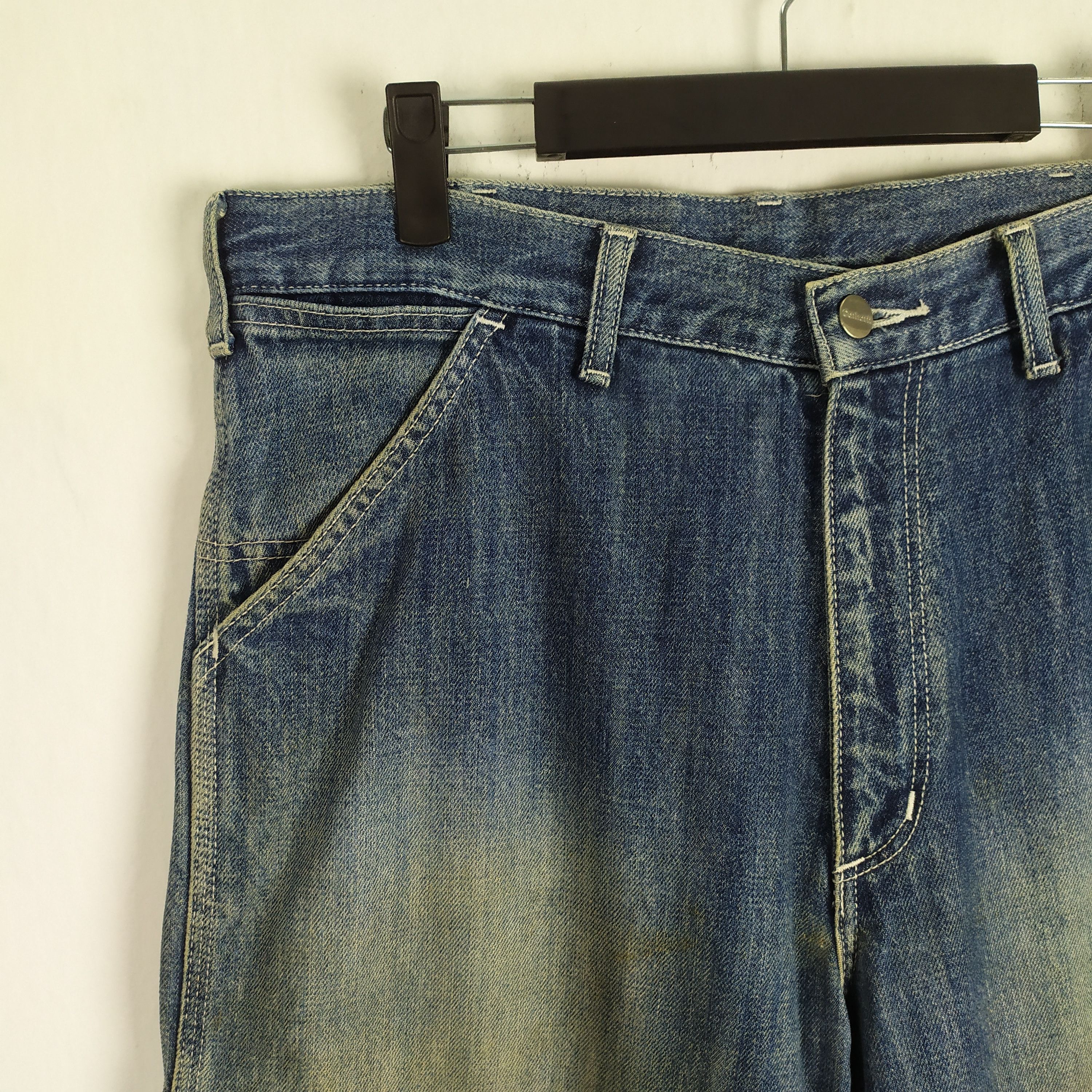 Carhartt CARHARTT FADED RIPPED JEANS CARGO PANTS Size US 33 - 11 Thumbnail