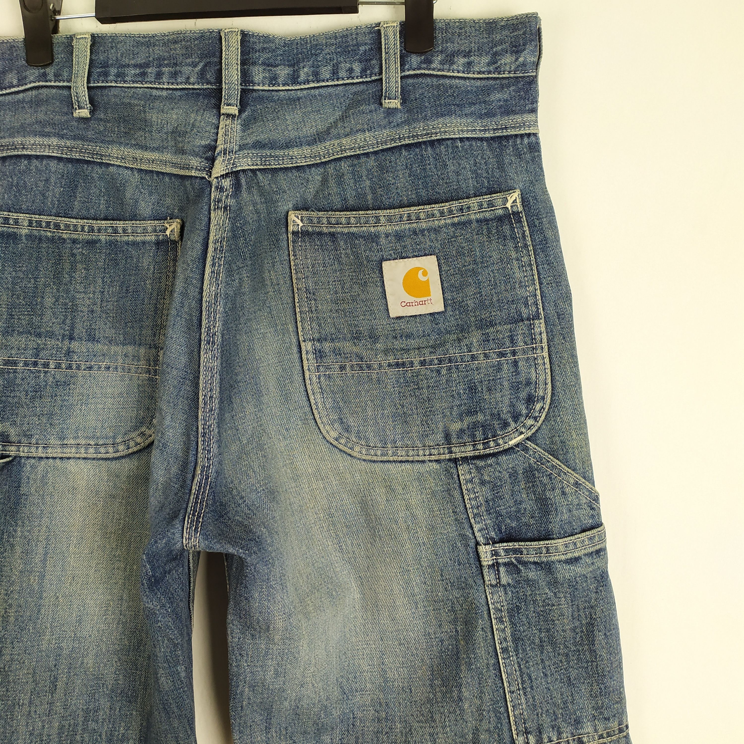Carhartt CARHARTT FADED RIPPED JEANS CARGO PANTS Size US 33 - 5 Thumbnail