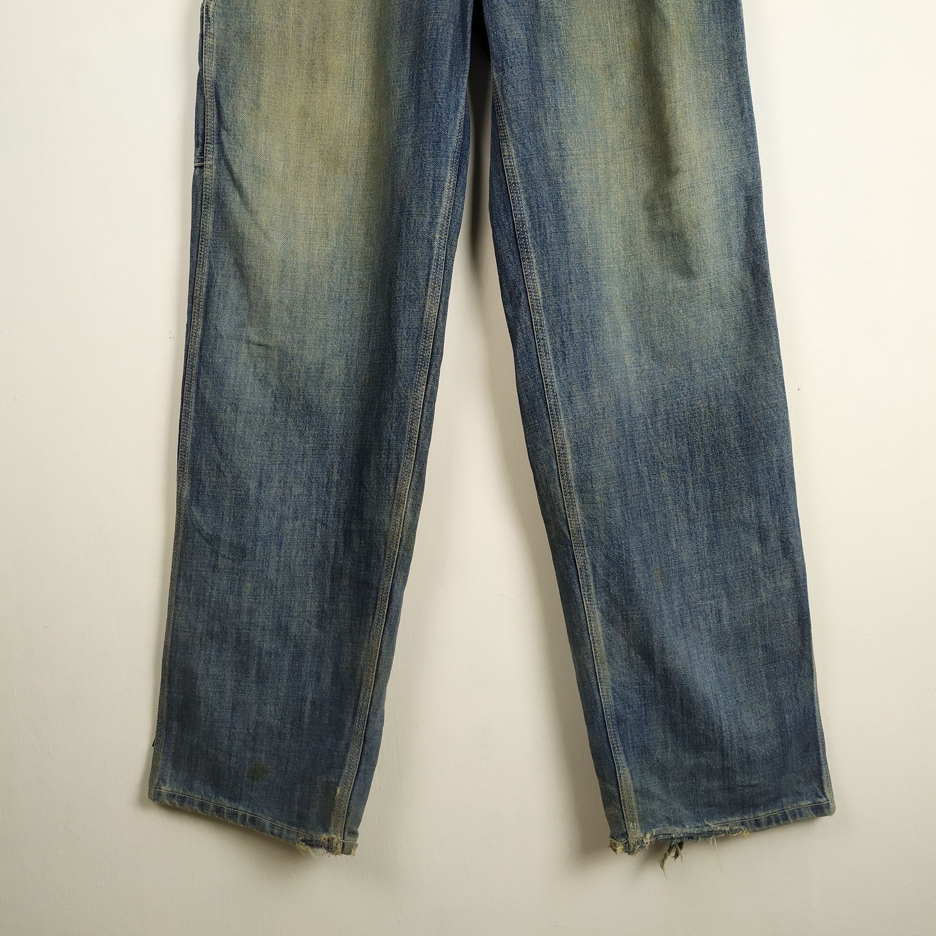 Carhartt CARHARTT FADED RIPPED JEANS CARGO PANTS Size US 33 - 9 Thumbnail