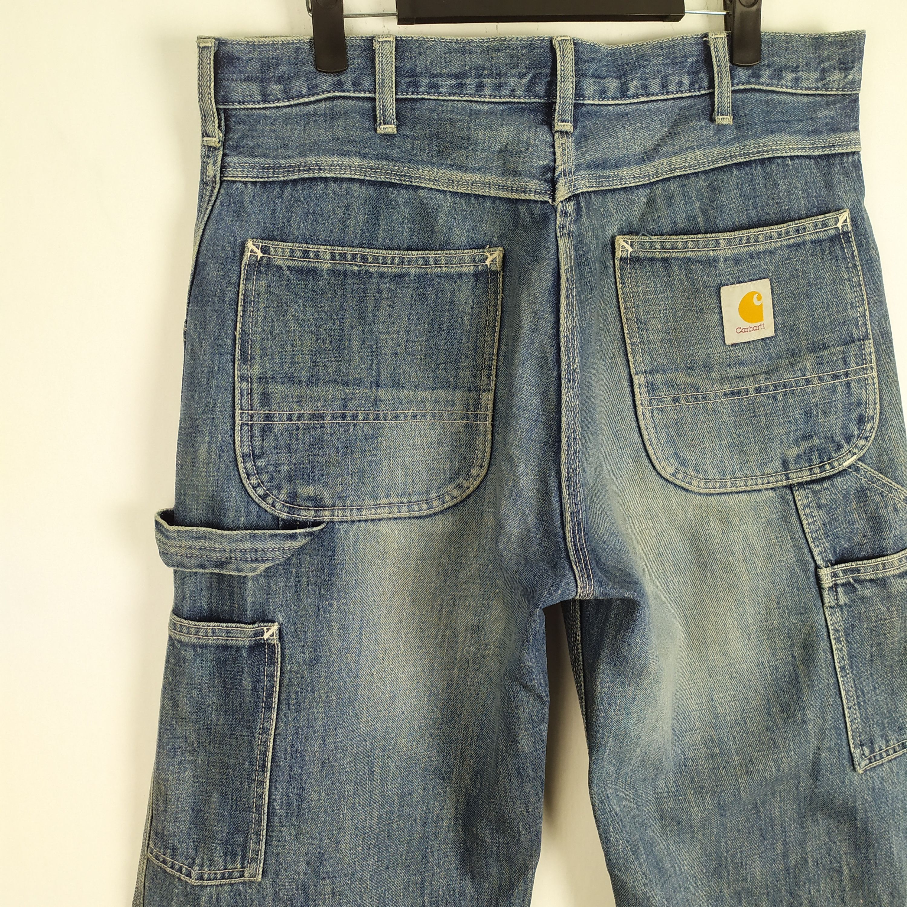 Carhartt CARHARTT FADED RIPPED JEANS CARGO PANTS Size US 33 - 6 Thumbnail