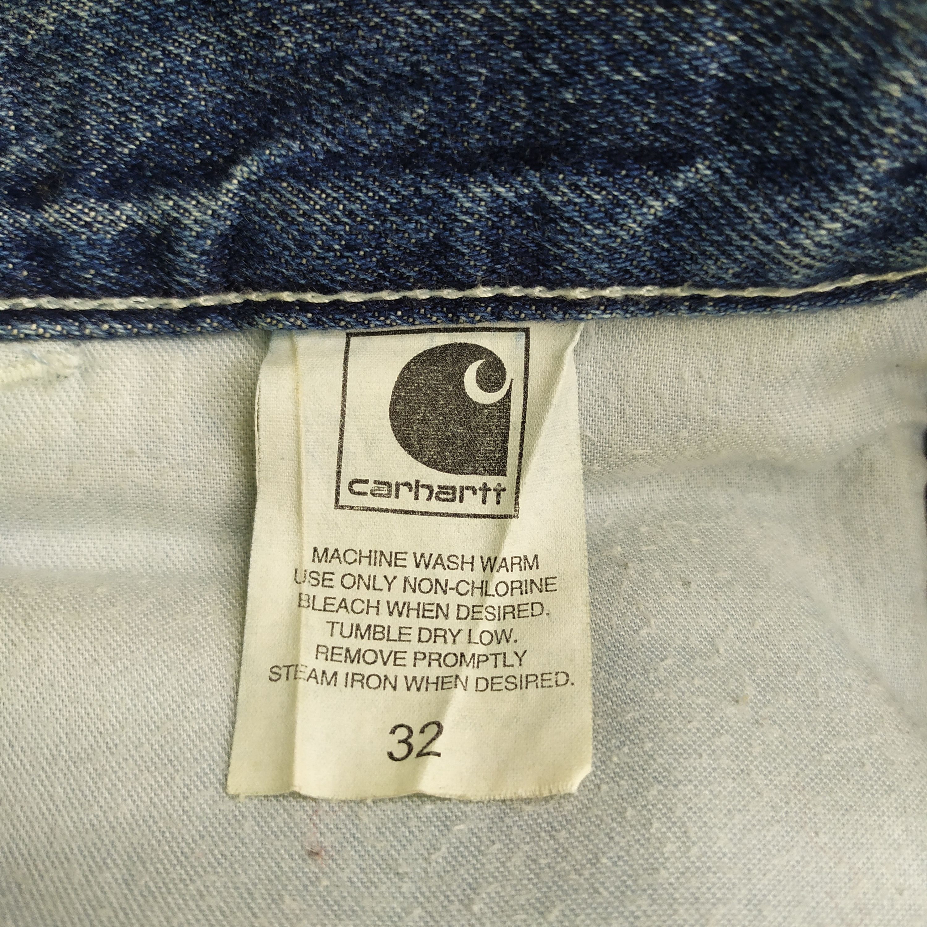 Carhartt CARHARTT FADED RIPPED JEANS CARGO PANTS Size US 33 - 15 Thumbnail