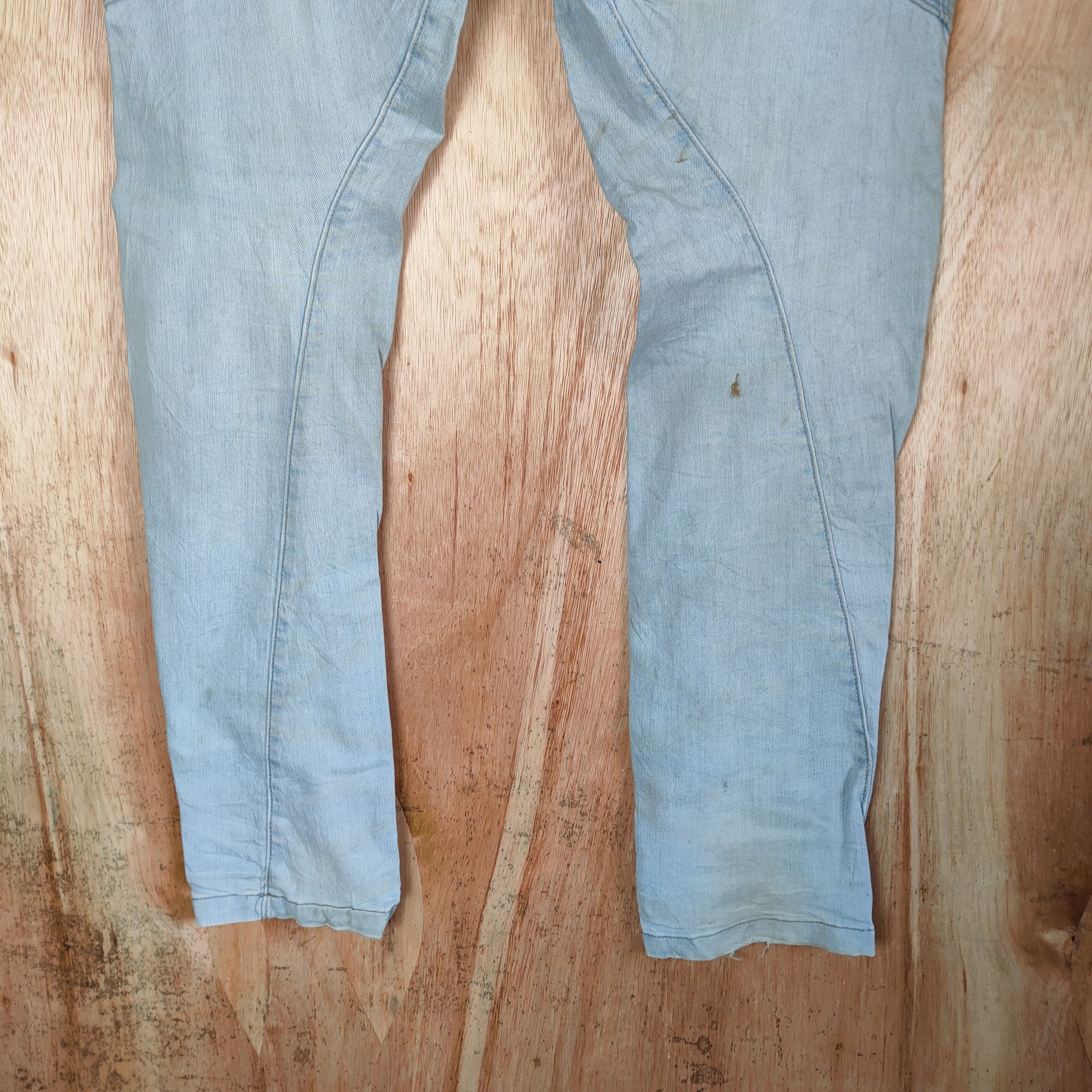 Japanese Brand VINTAGE EVENRIVER RUSTY FADED JEANS CARGO PANTS Size US 33 - 8 Thumbnail