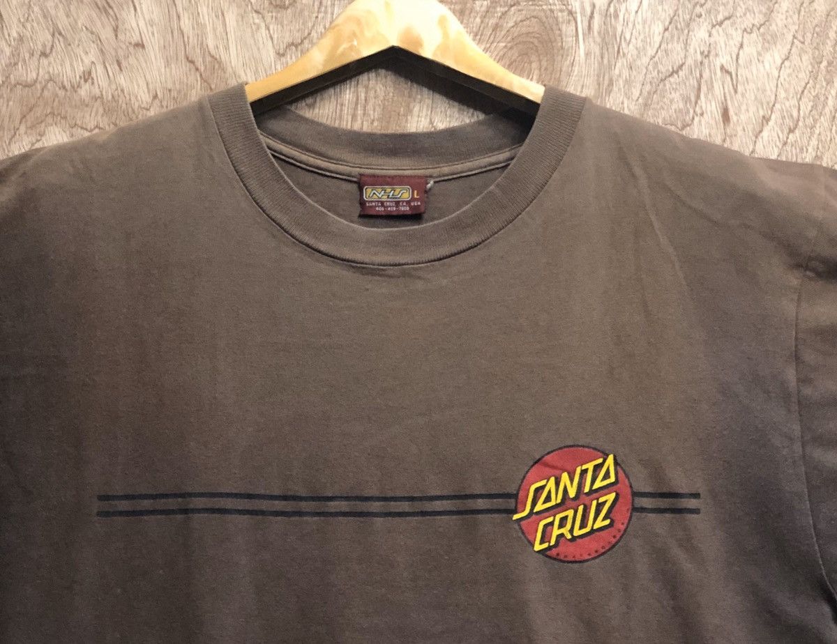 Santa Cruz Skateboards × Vintage Vintage SANTA CRUZ skateboard tee Size US XL / EU 56 / 4 - 2 Thumbnail