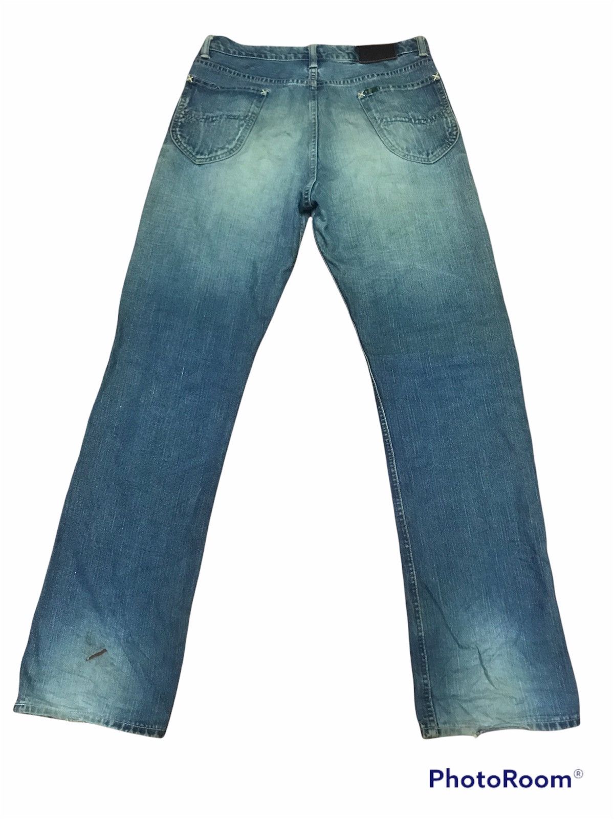 Lee Lee Vintage Straight Leg Jeans – Light Wash, Distressed Fade Size US 32 / EU 48 - 2 Thumbnail