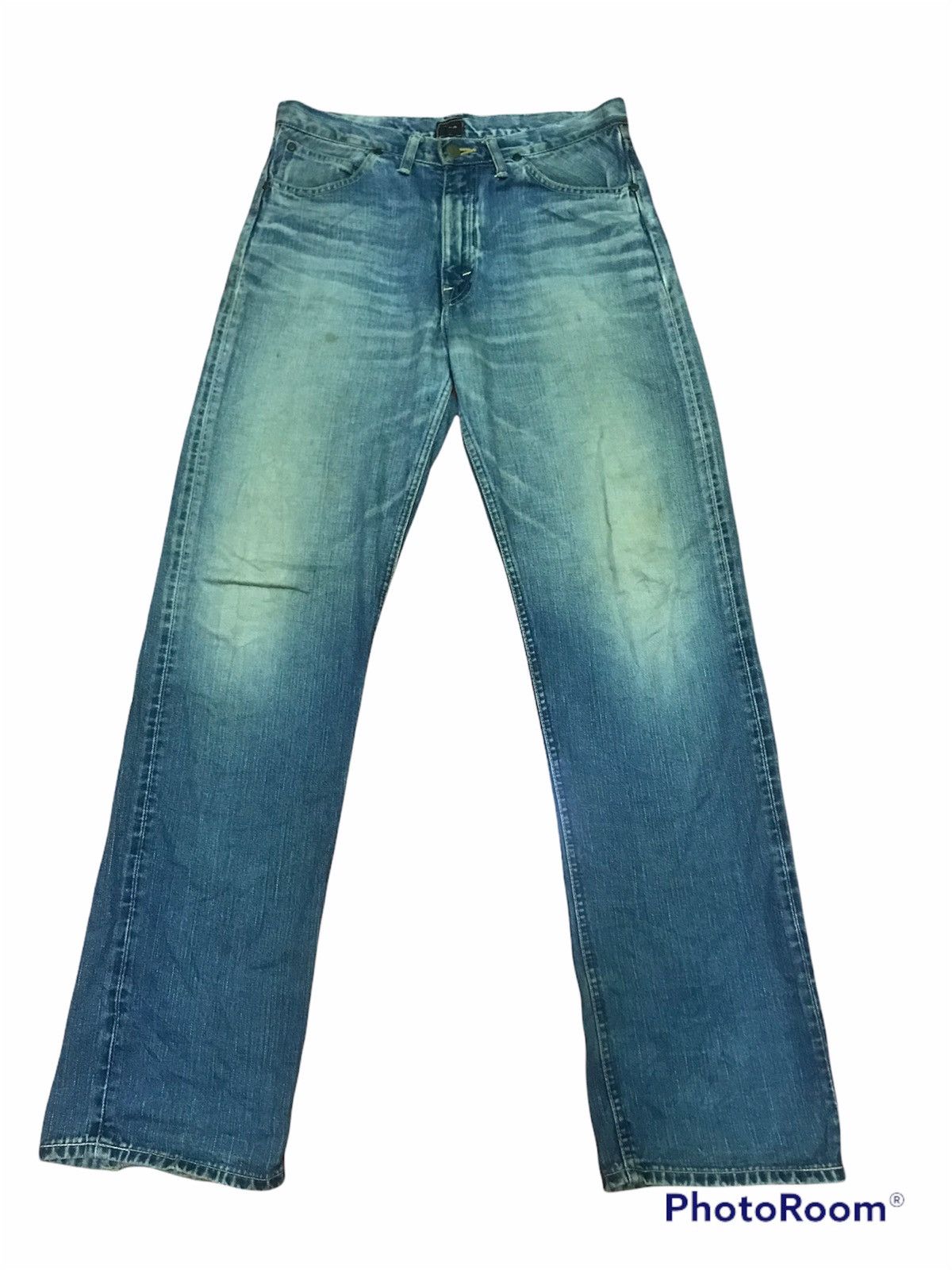 Lee Lee Vintage Straight Leg Jeans – Light Wash, Distressed Fade Size US 32 / EU 48 - 1 Thumbnail