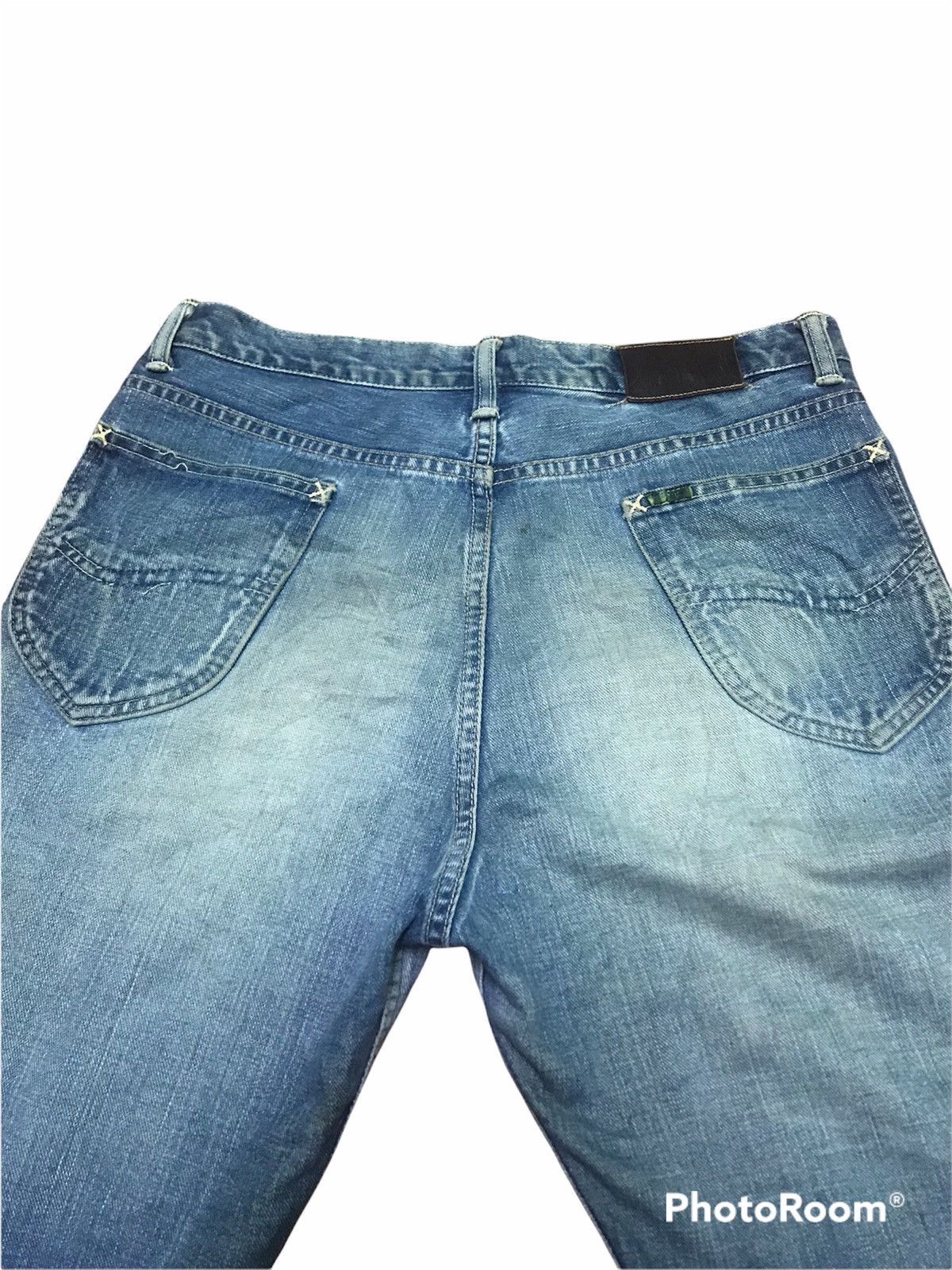 Lee Lee Vintage Straight Leg Jeans – Light Wash, Distressed Fade Size US 32 / EU 48 - 3 Thumbnail