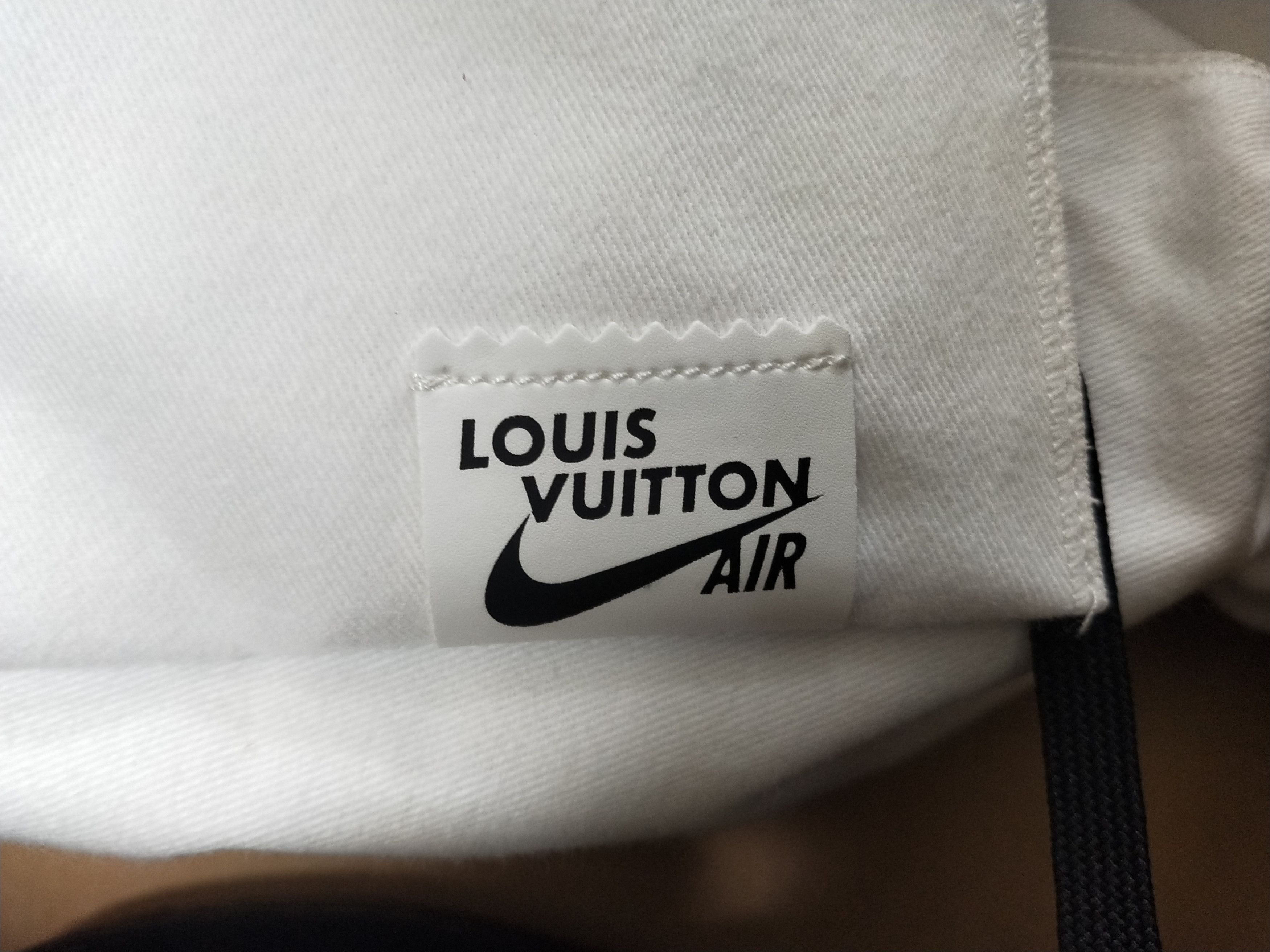 Louis Vuitton Black Suede Air Force 1 Size US 7 / EU 40 - 9 Thumbnail