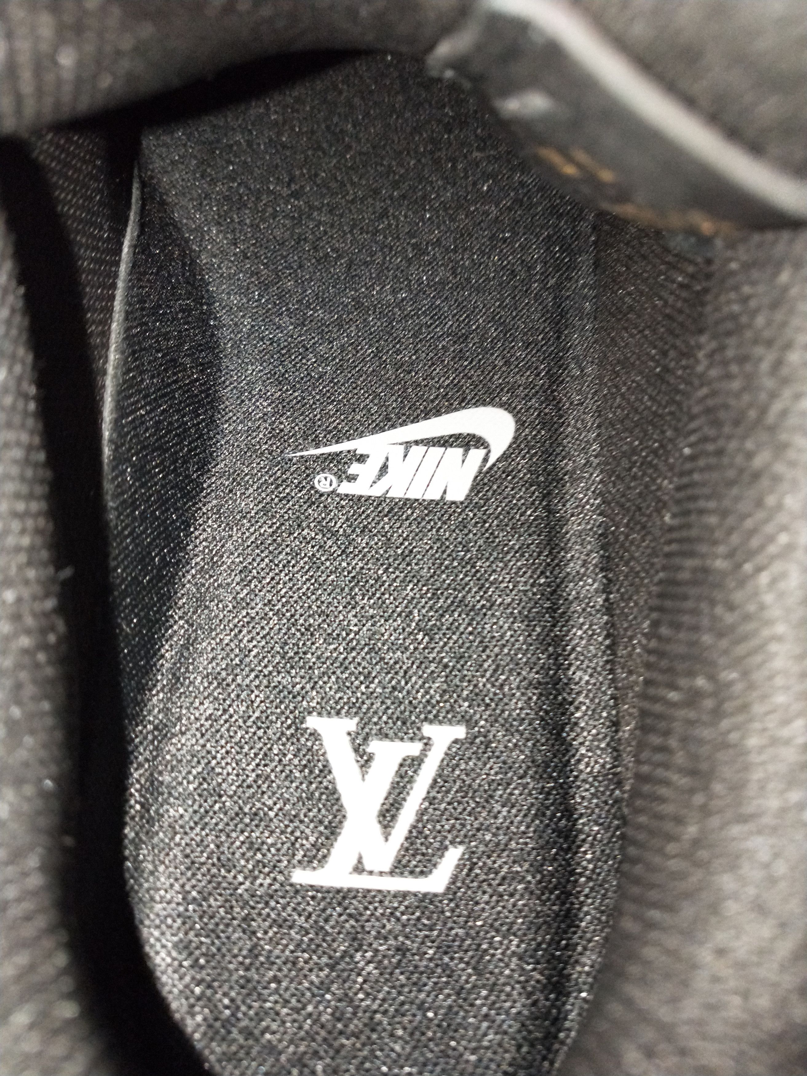 Louis Vuitton Black Suede Air Force 1 Size US 7 / EU 40 - 7 Thumbnail