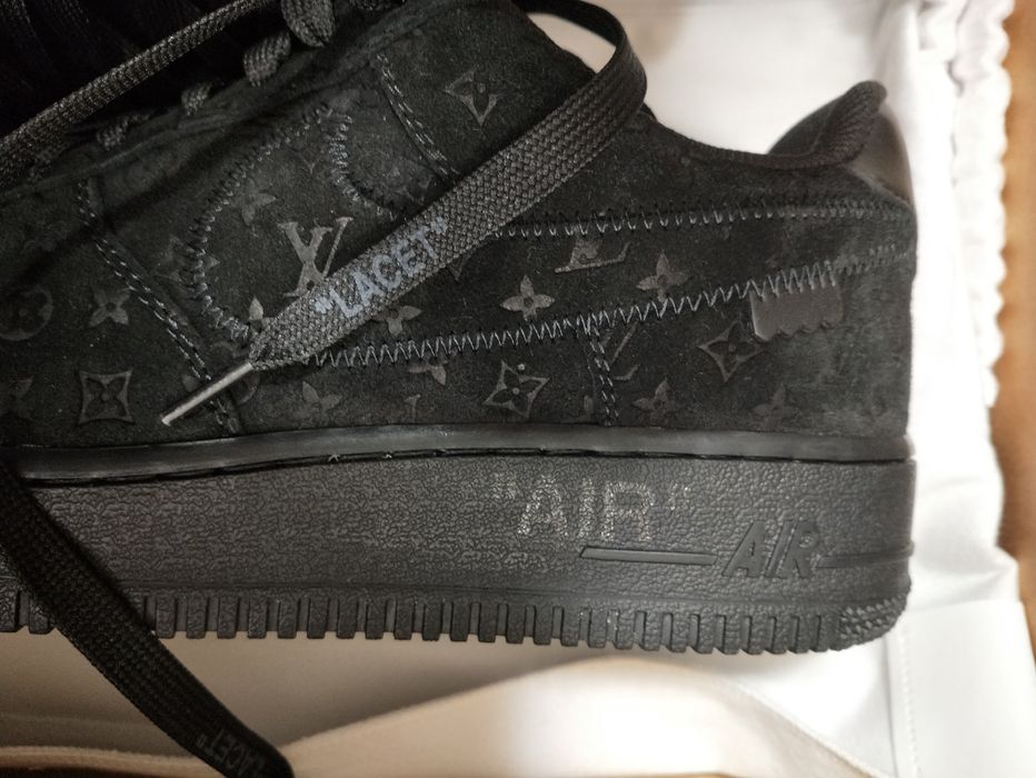 Nike Black Suede Air Force 1